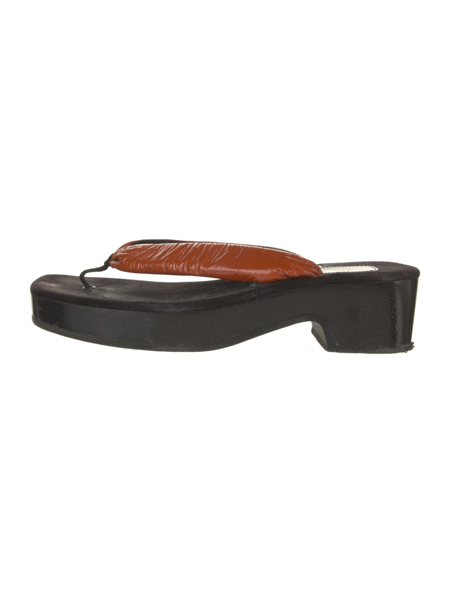 Dries Van Noten Leather Flip Flops
