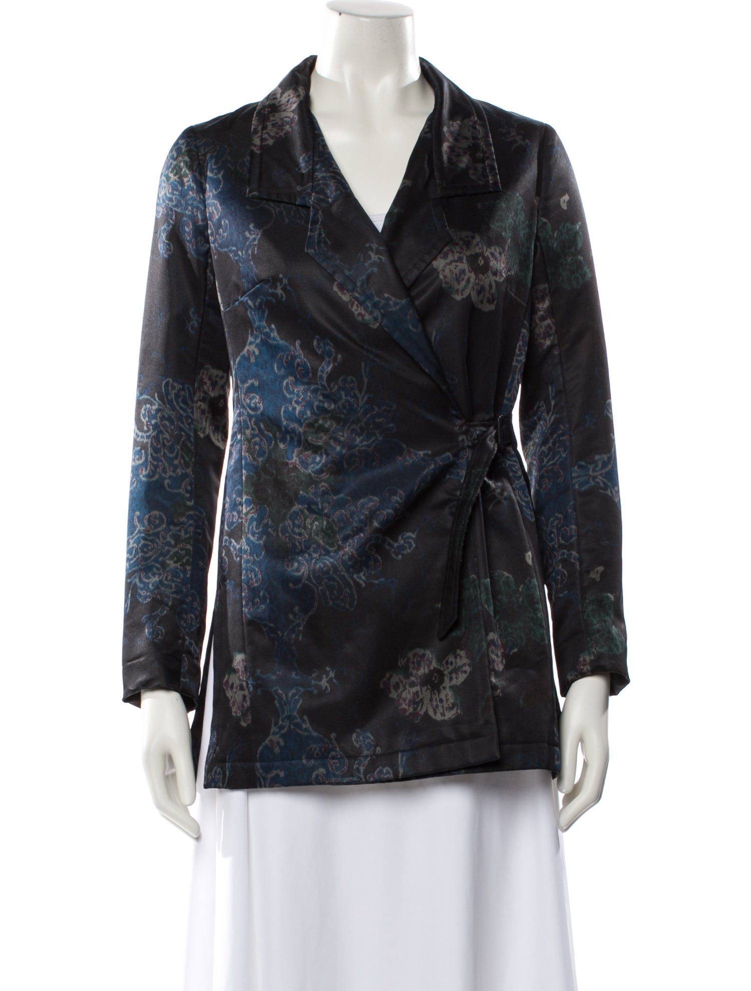 Dries Van Noten Floral Print Blazer