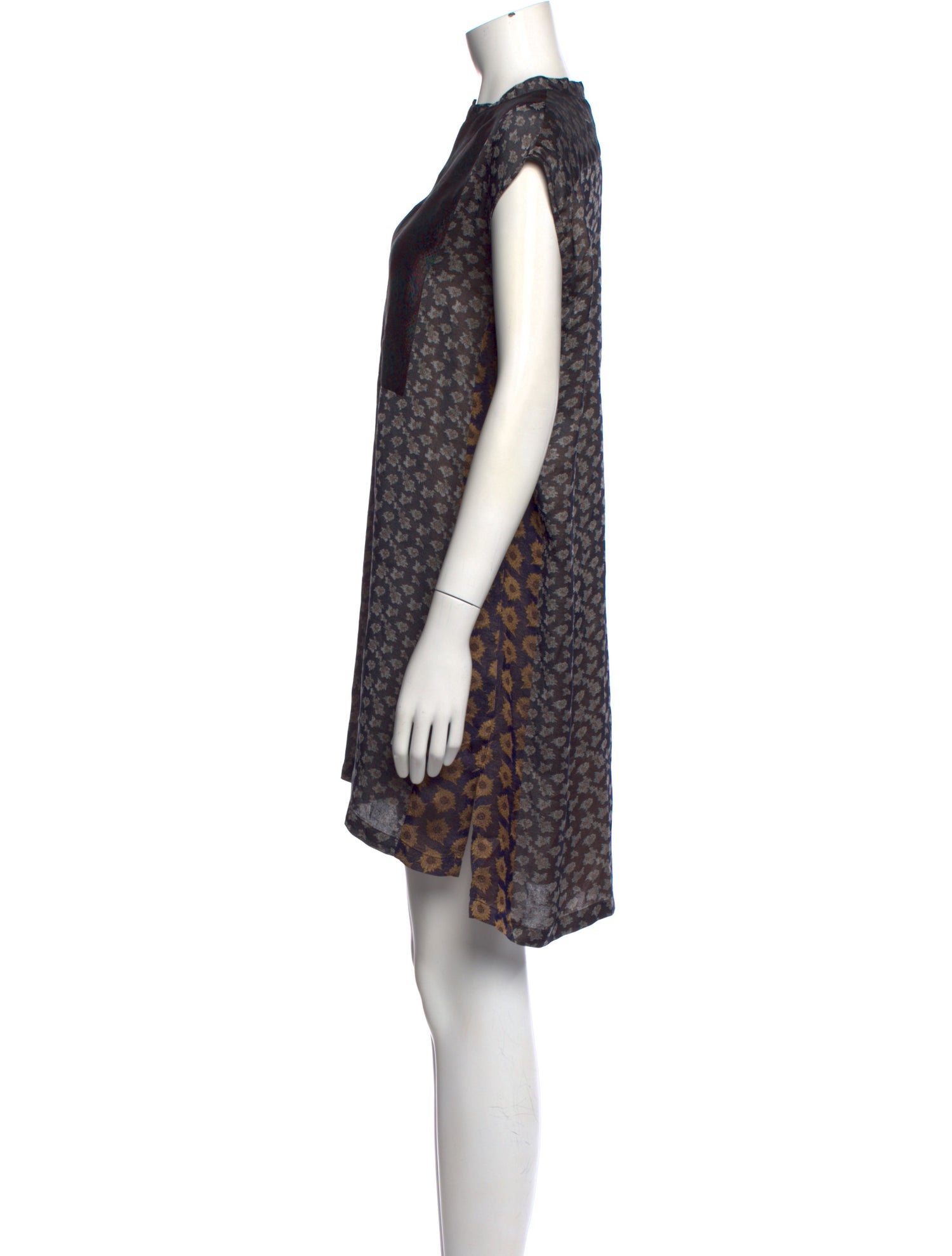 Dries Van Noten Printed V-Neck Tunic