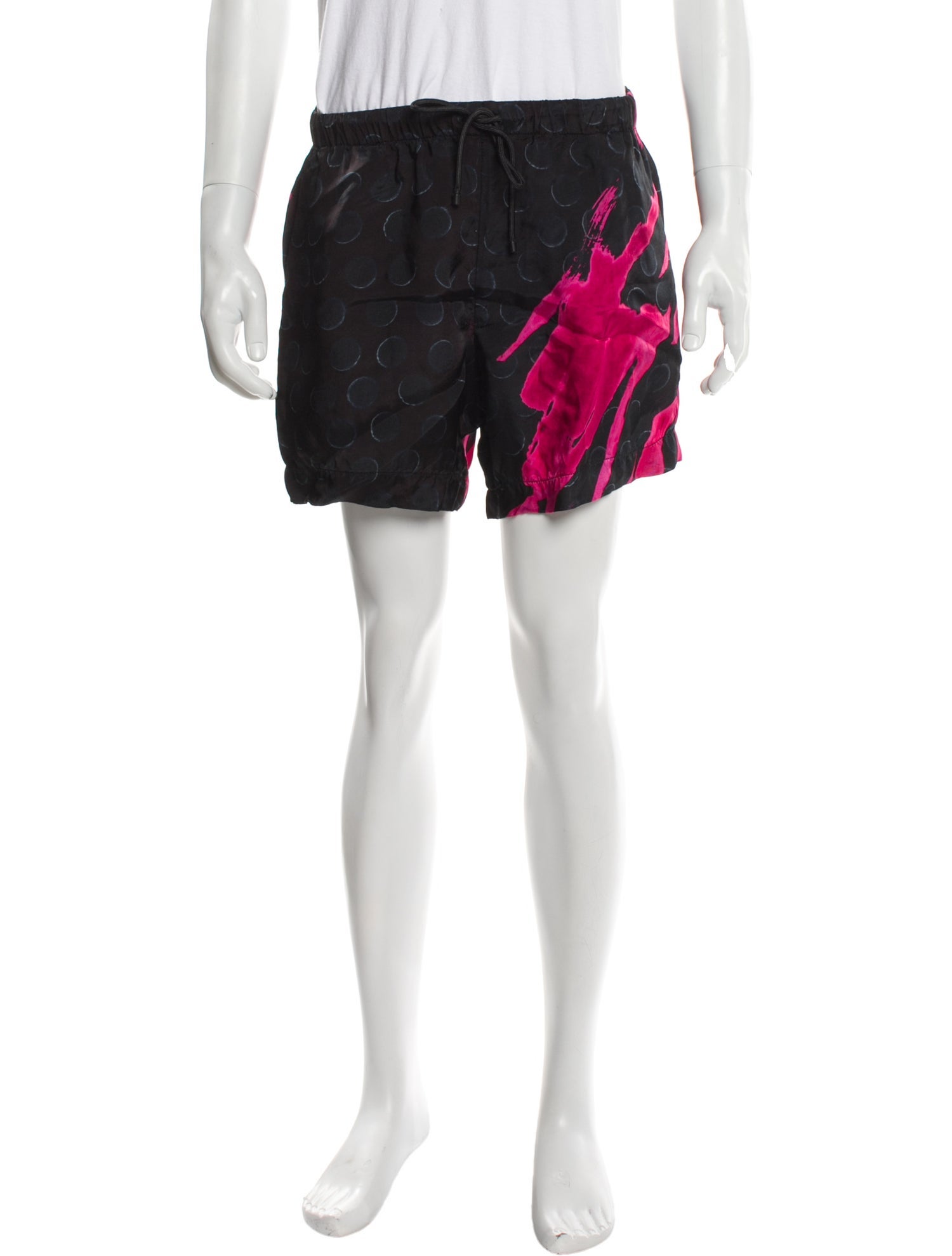 Dries Van Noten Graphic Print Jogger Shorts