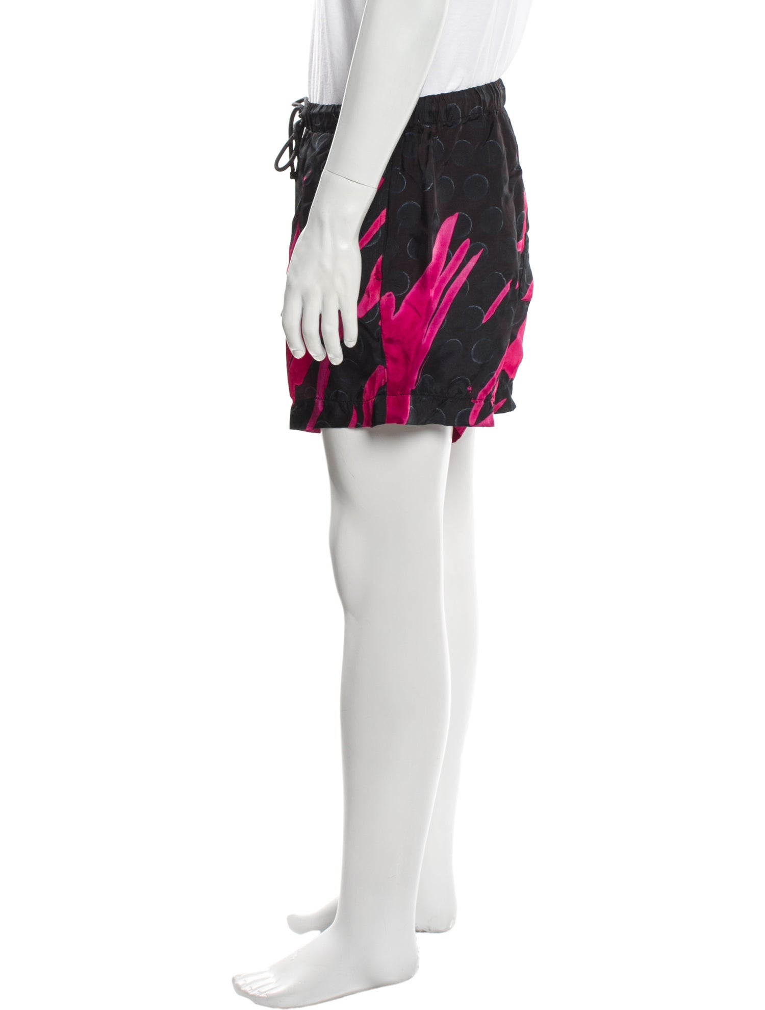 Dries Van Noten Graphic Print Jogger Shorts