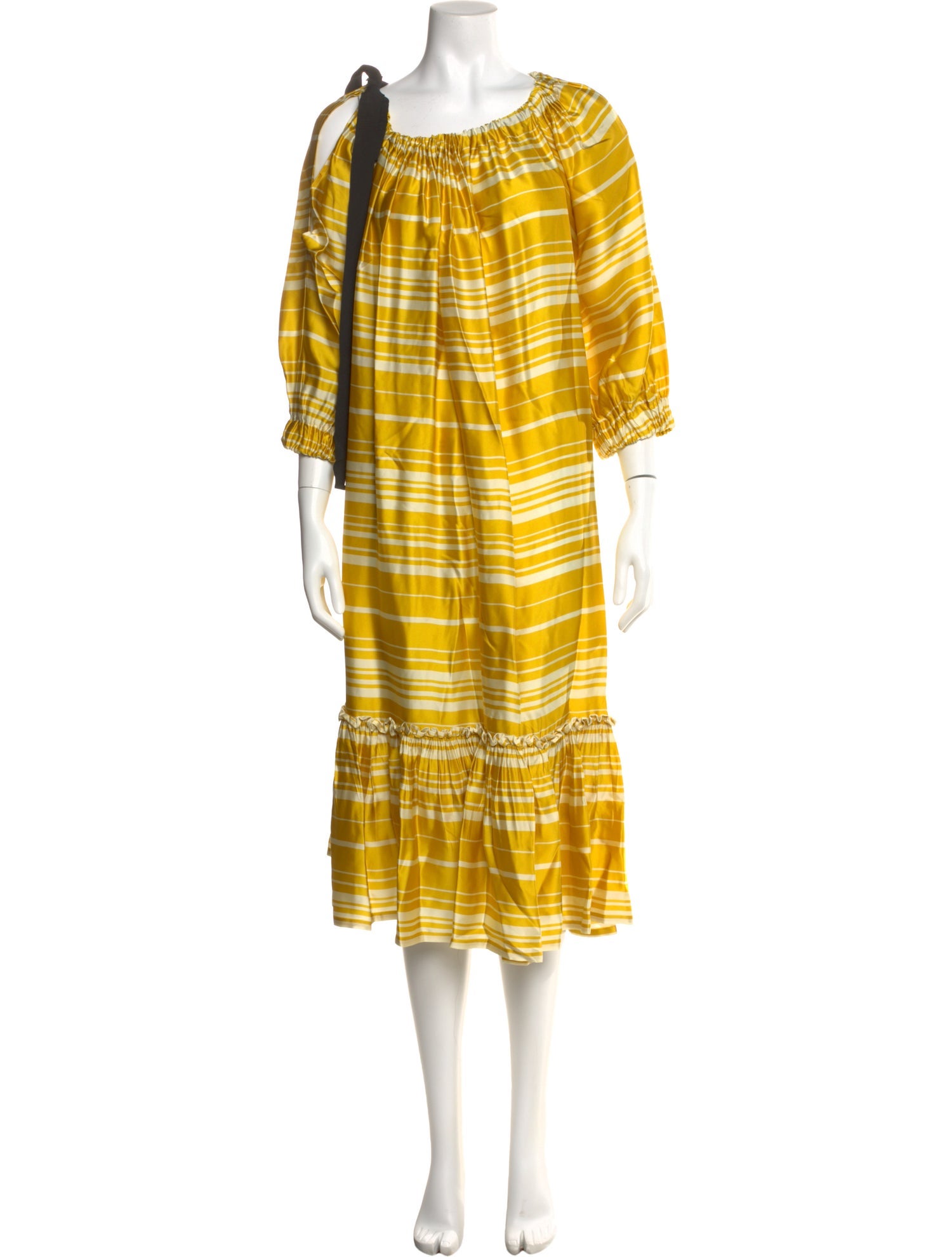 Dries Van Noten Plaid Print Long Dress
