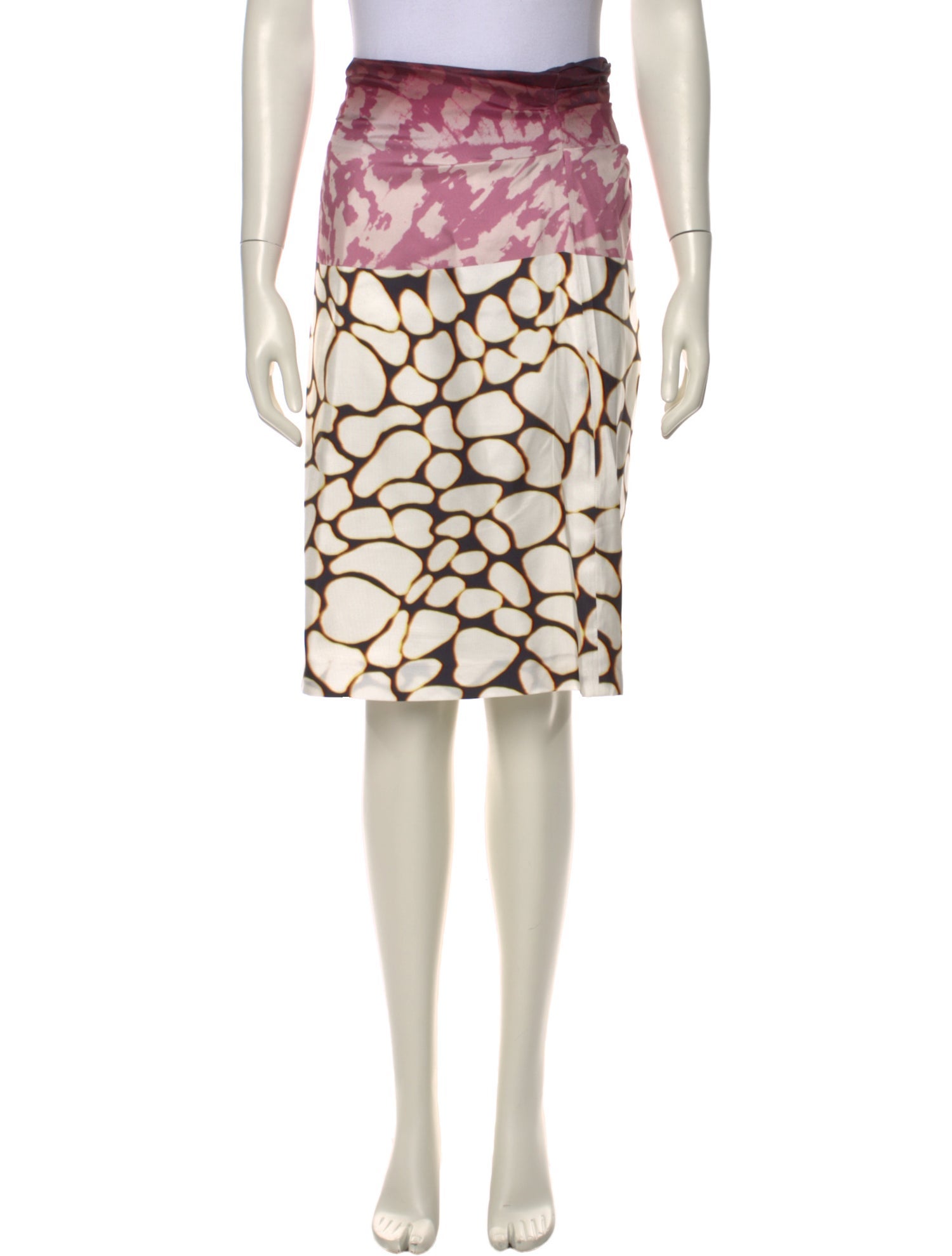 Dries Van Noten Printed Knee-Length Skirt