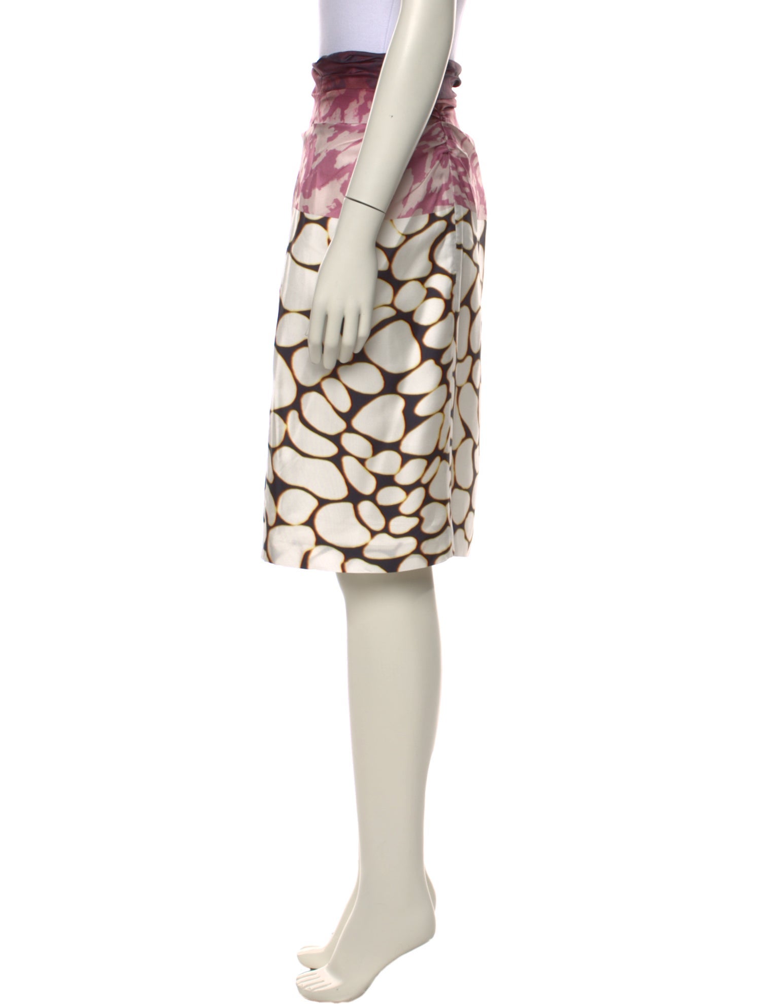 Dries Van Noten Printed Knee-Length Skirt