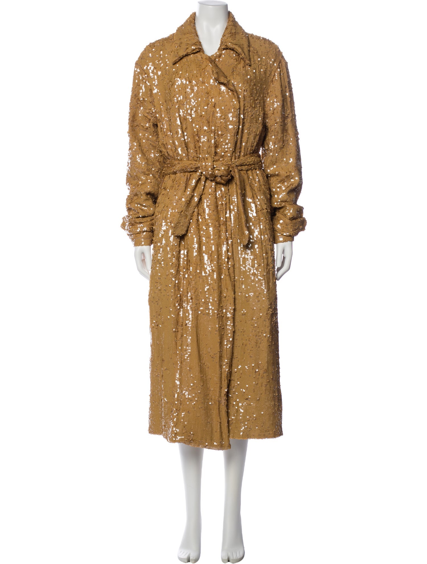 Dries Van Noten Printed Trench Coat