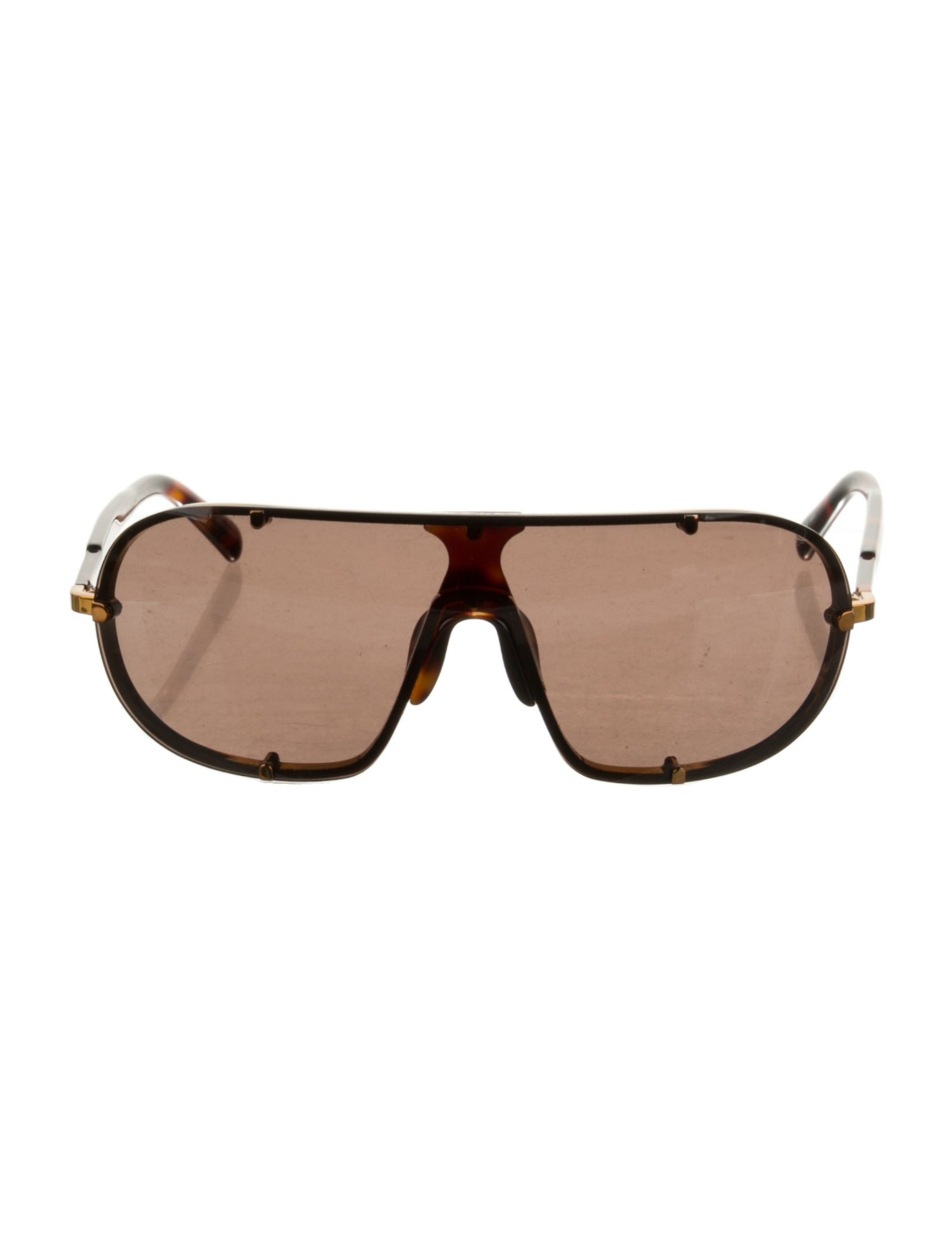 Dries Van Noten Shield Tinted Sunglasses