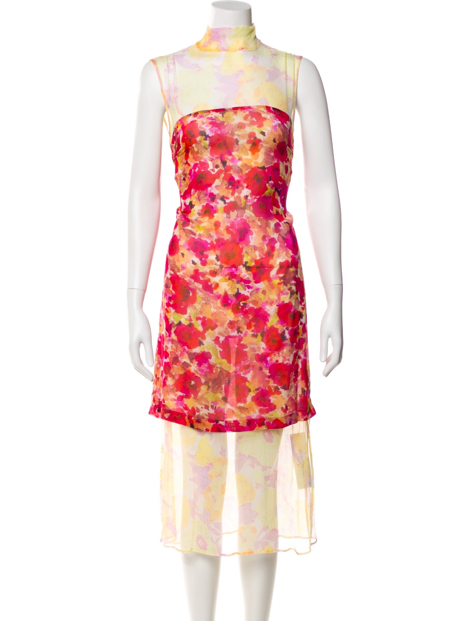 Dries Van Noten Silk Midi Length Dress