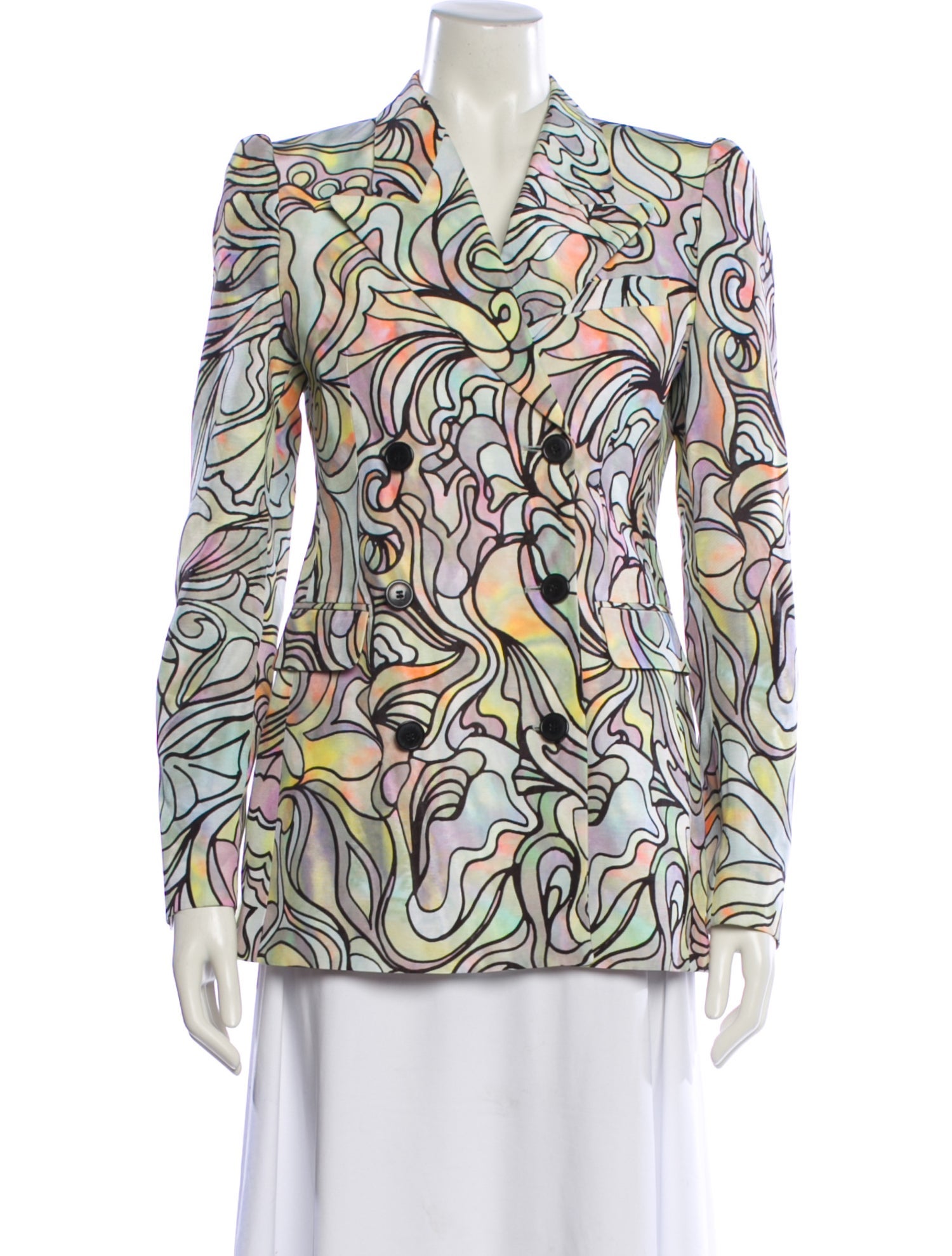Dries Van Noten Printed Blazer