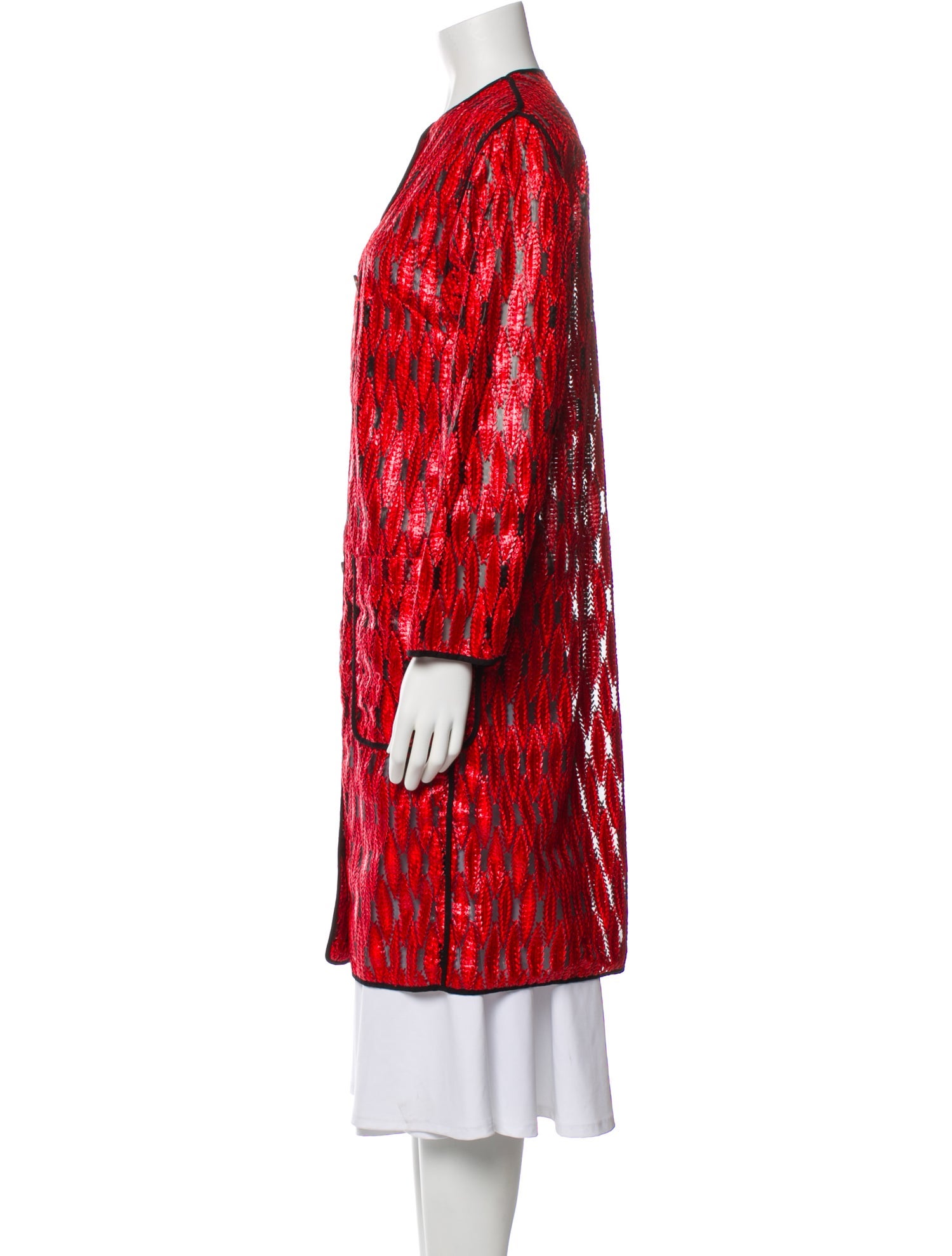 Dries Van Noten Printed Trench Coat