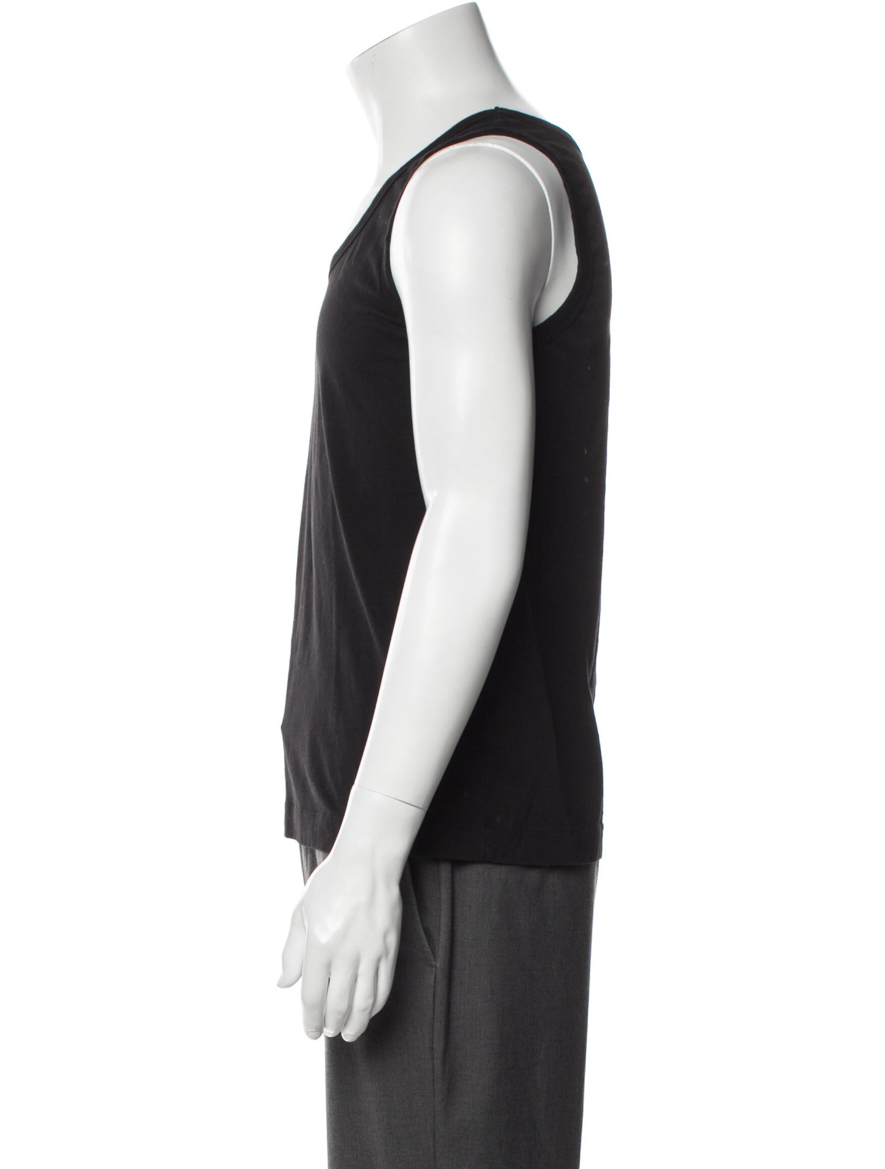 Dries Van Noten Scoop Neck Sleeveless T-Shirt