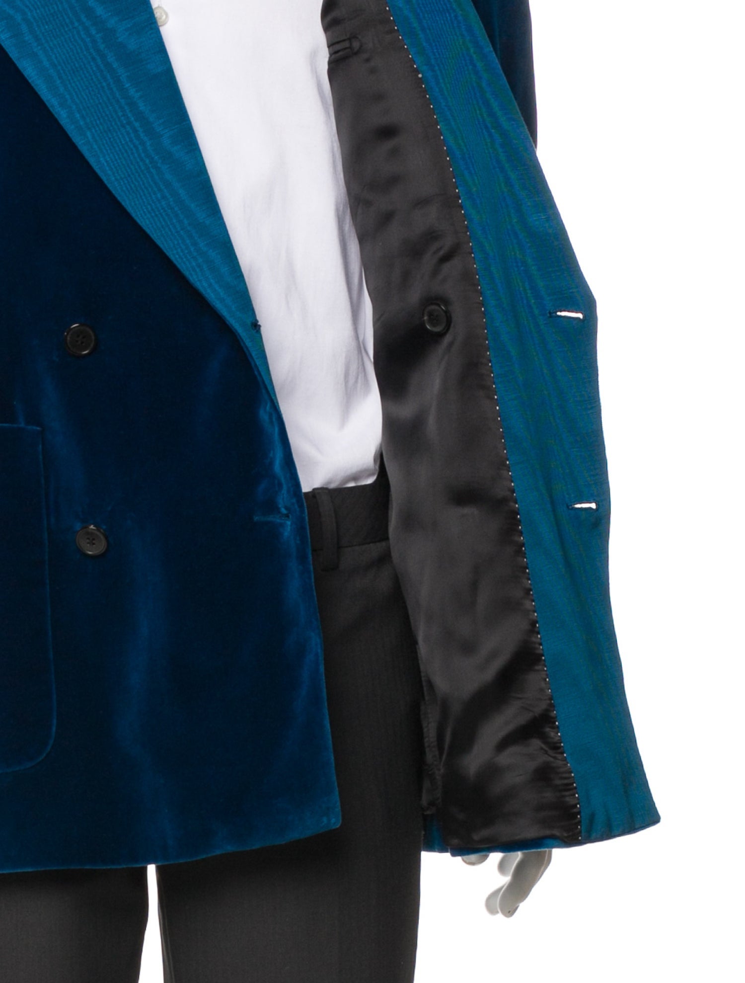 Colorblock Pattern Blazer