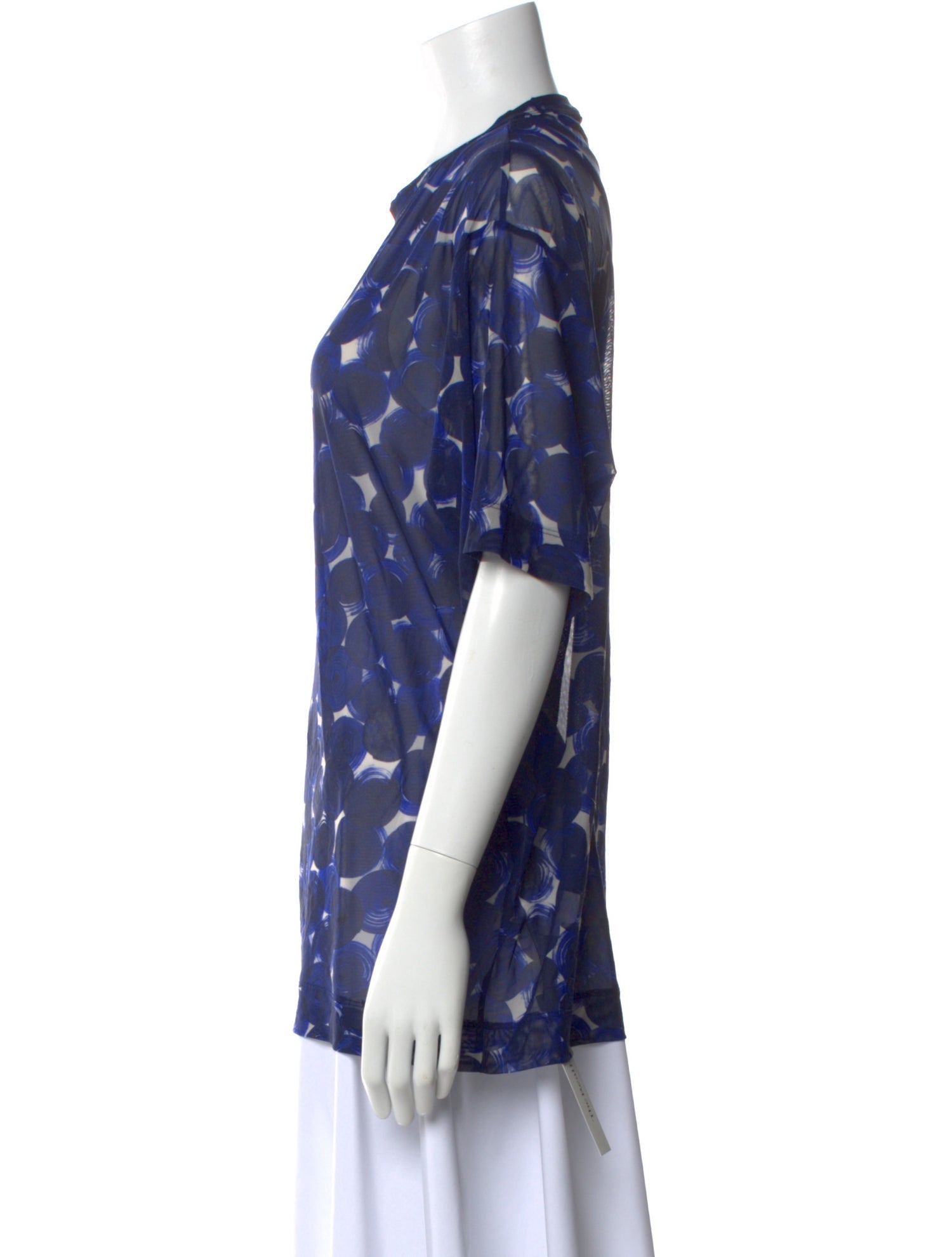 Dries Van Noten Patterned Crew Neck Top