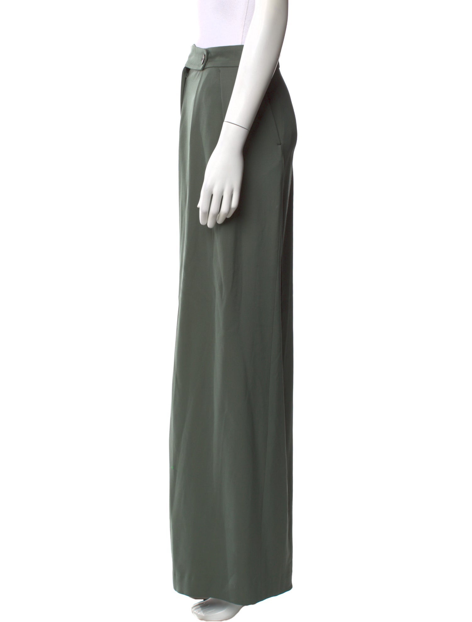 Dries Van Noten Wool Wide Leg Pants