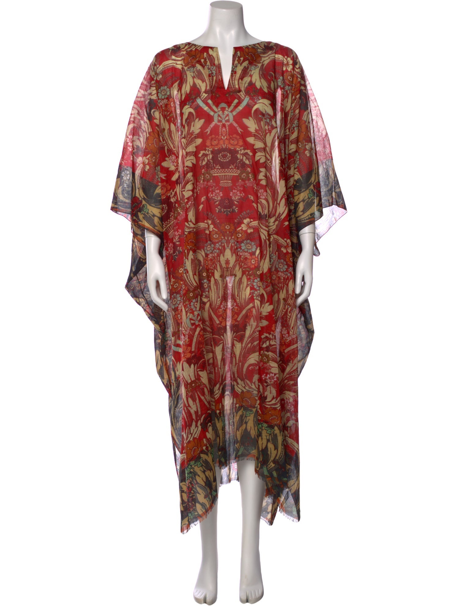 Dries Van Noten Printed Long Dress