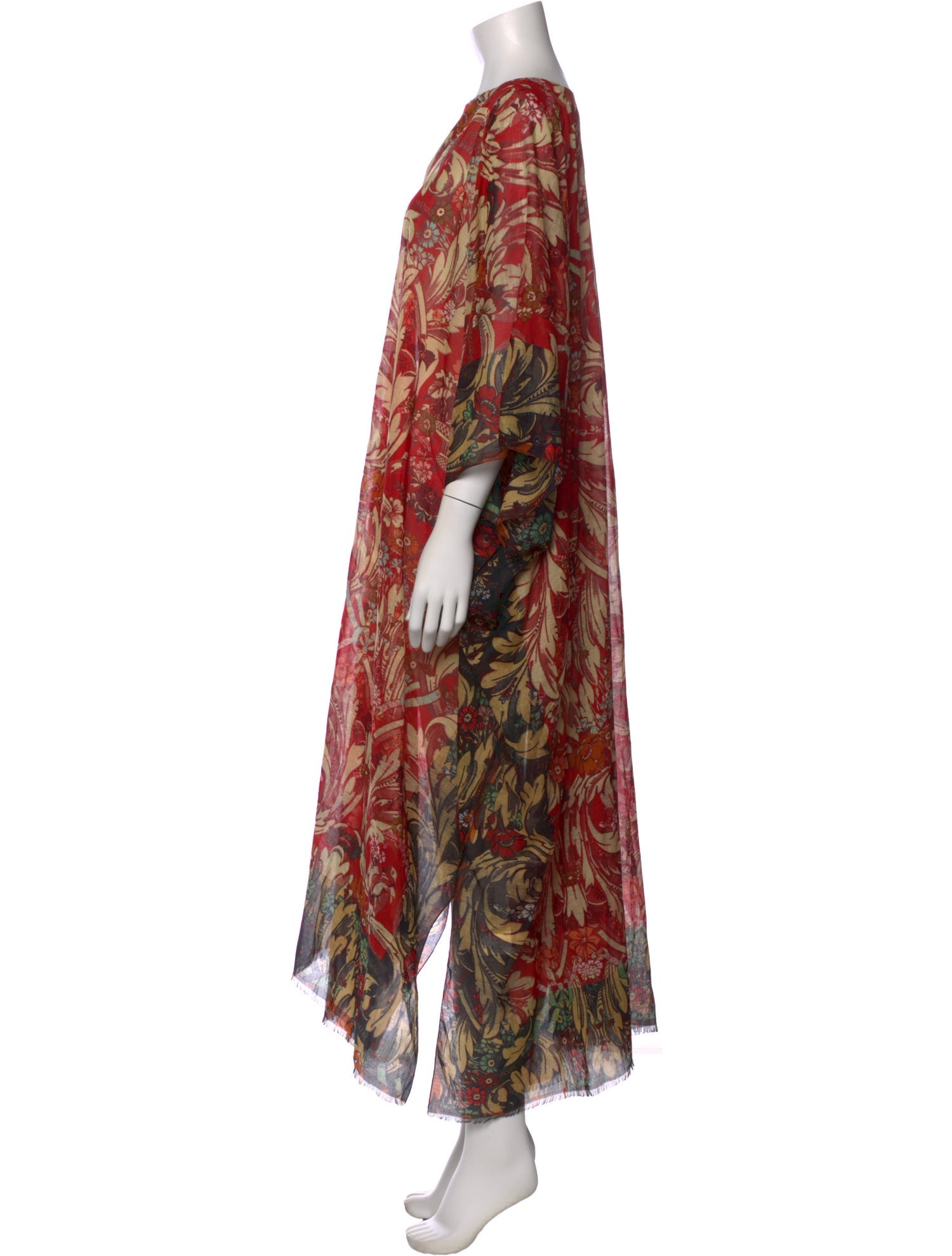 Dries Van Noten Printed Long Dress