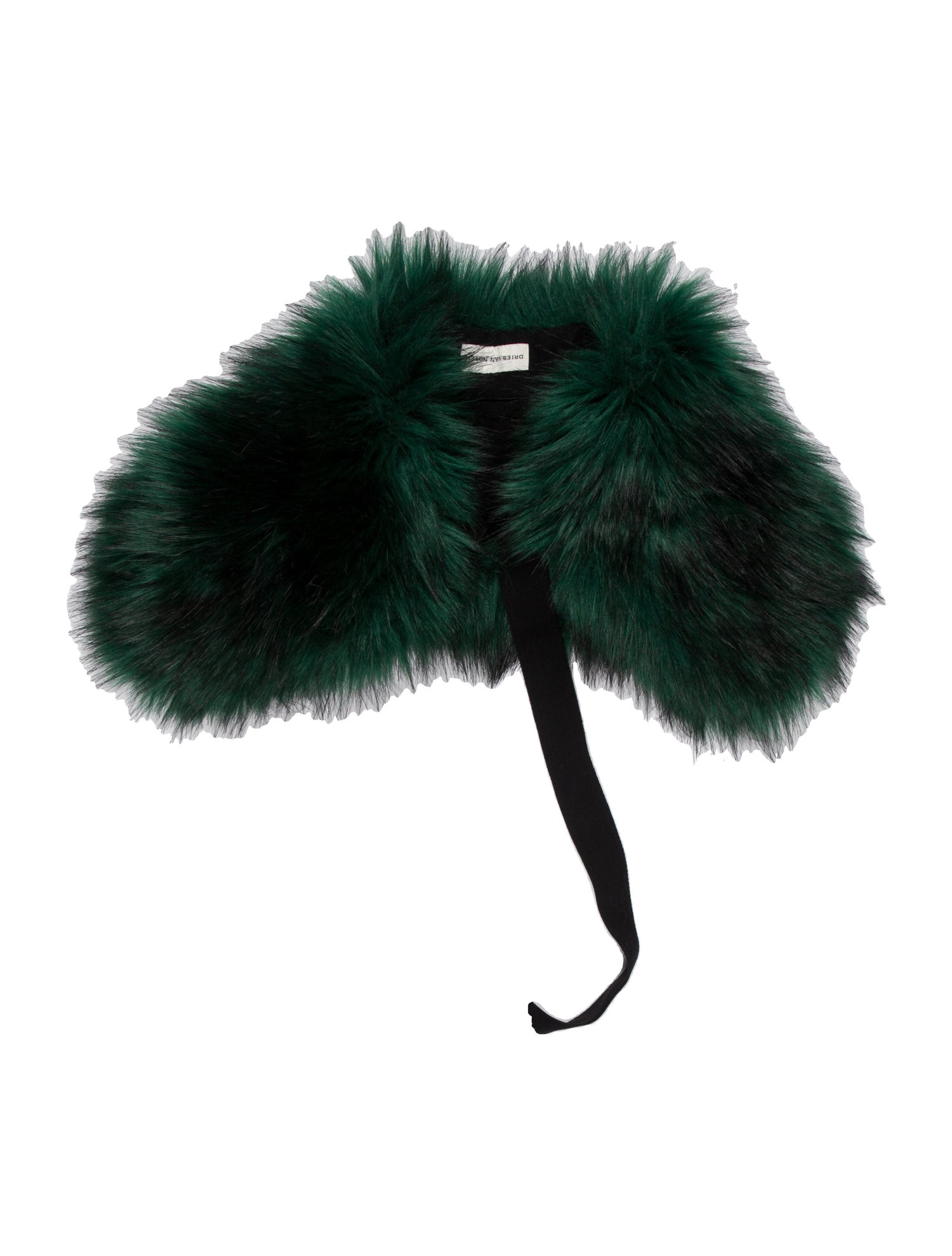 Dries Van Noten Faux Fur Scarf