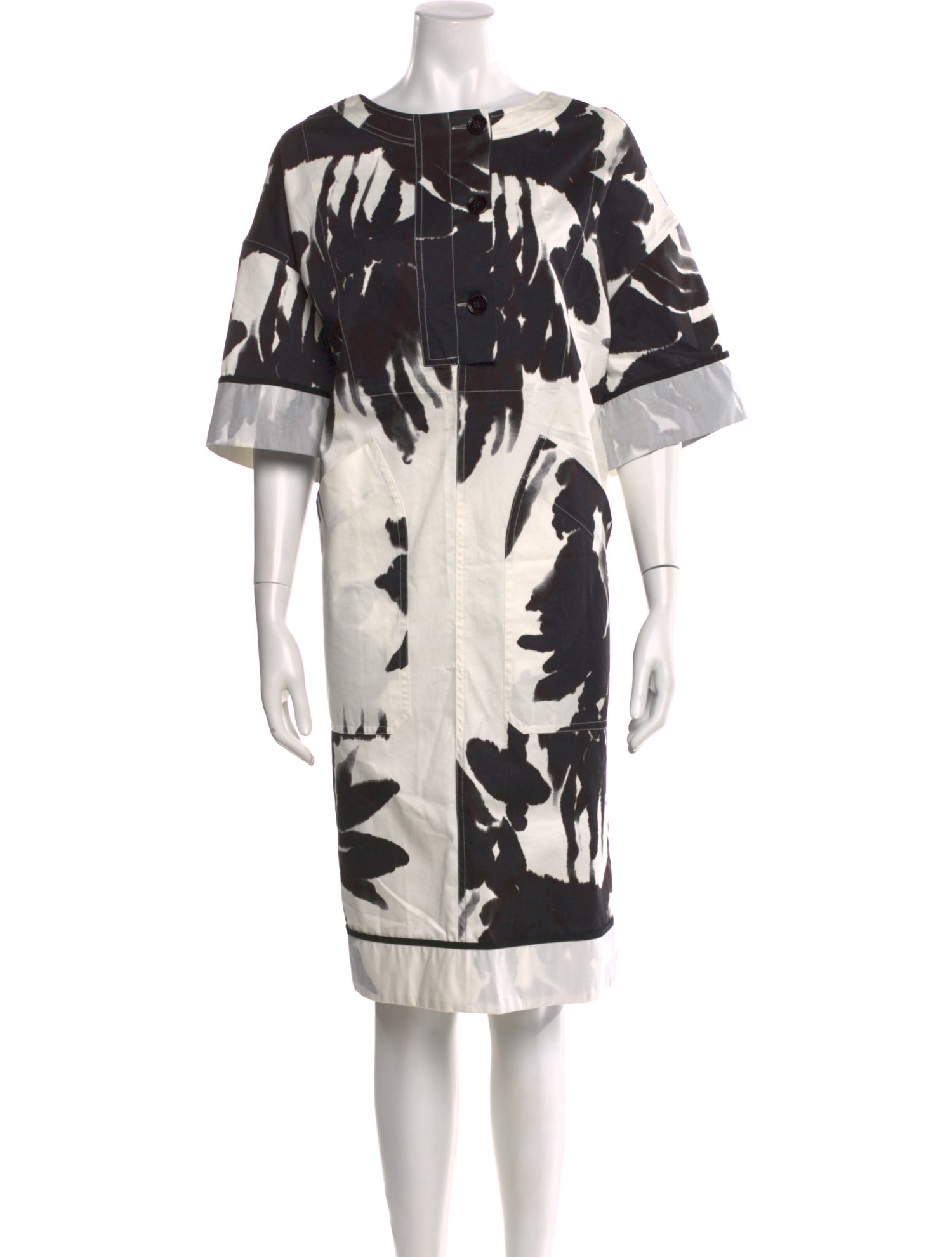 Dries Van Noten Printed Midi Length Dress