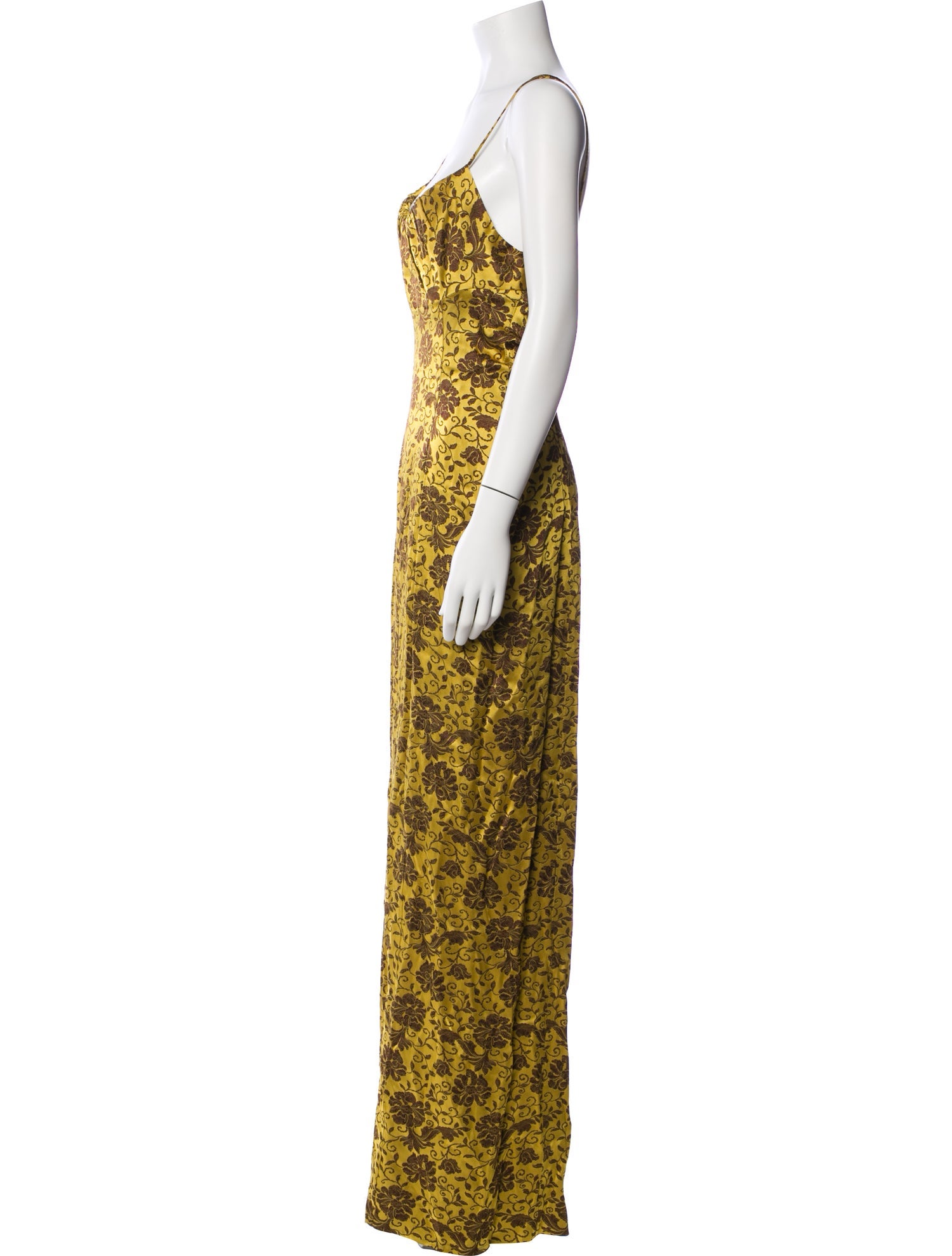 Dries Van Noten Floral Print Long Dress
