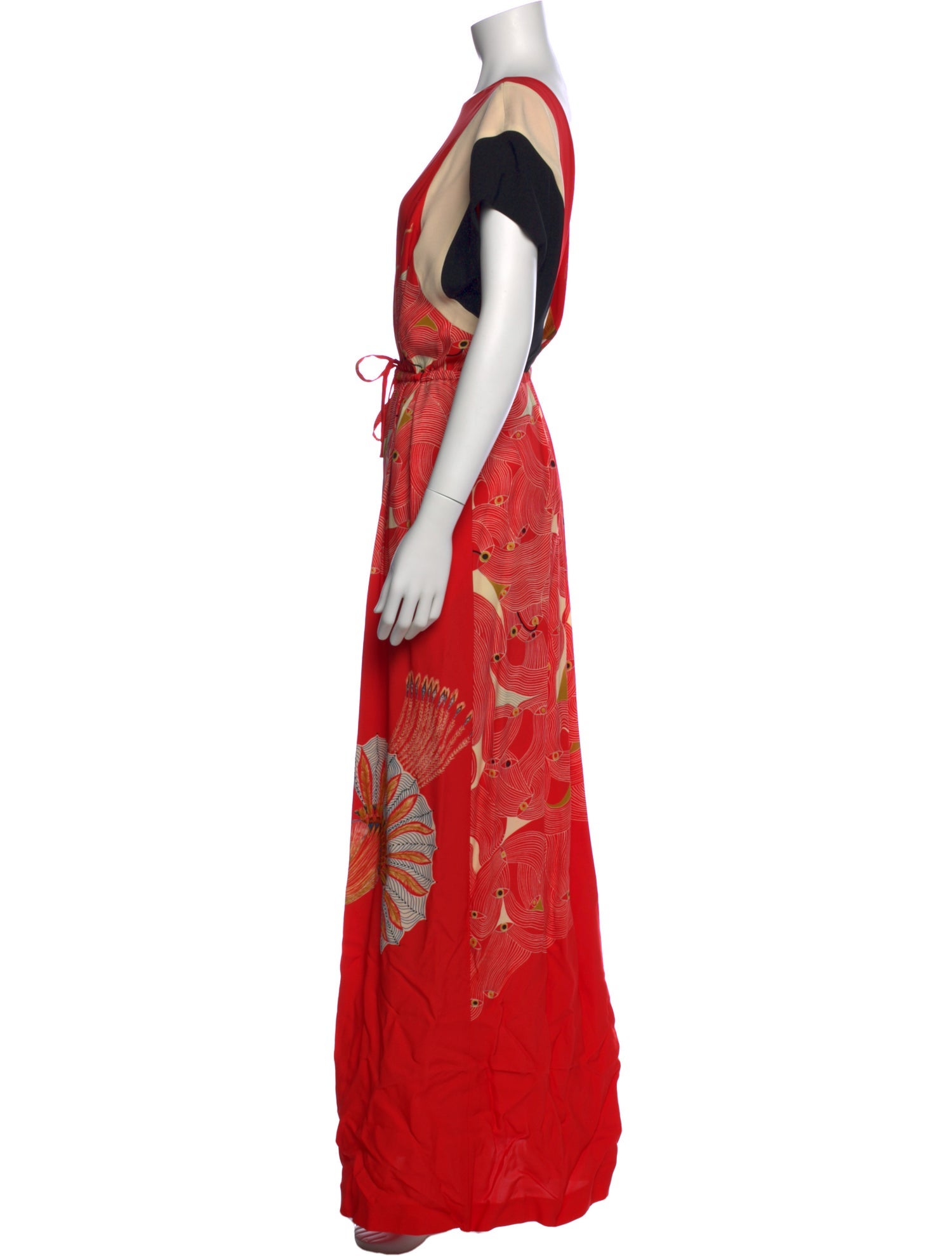 Dries Van Noten Floral Print Long Dress