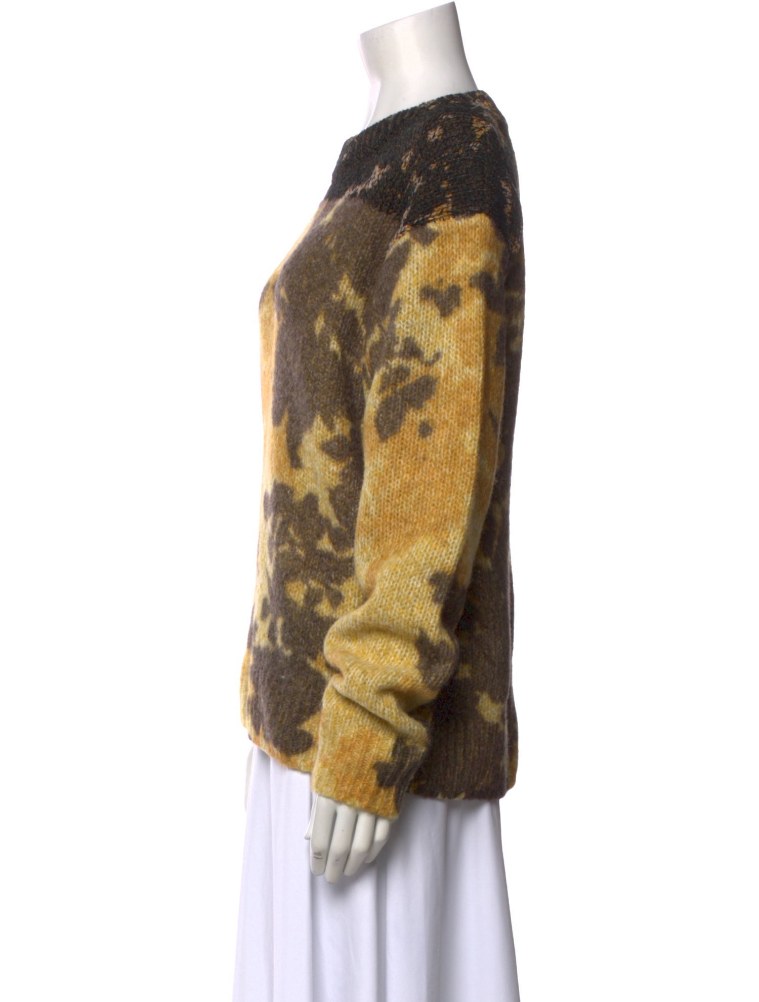 Dries Van Noten Printed Crew Neck Sweater