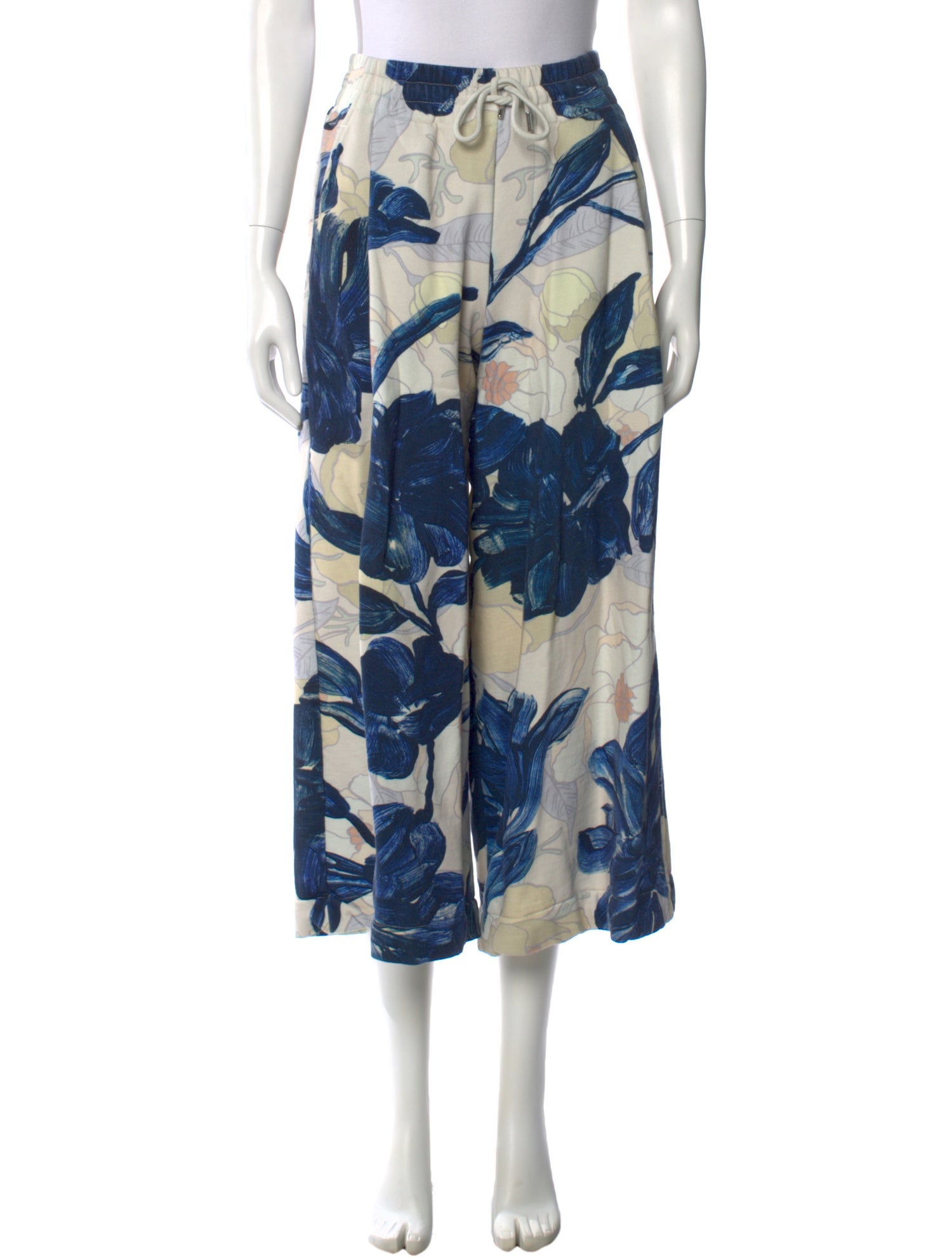 Dries Van Noten Printed Wide Leg Pants