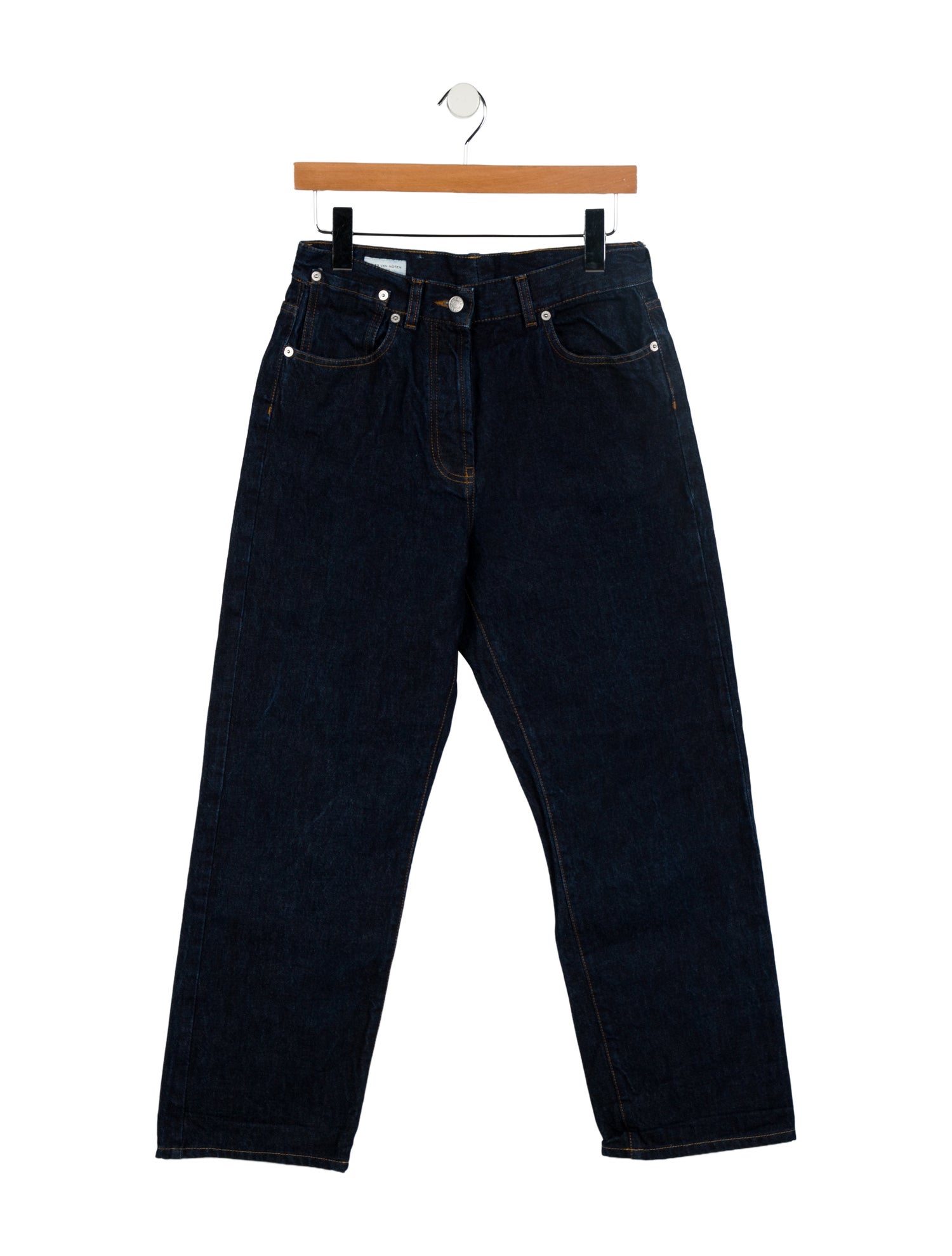 Dries Van Noten High-Rise Straight Leg Jeans