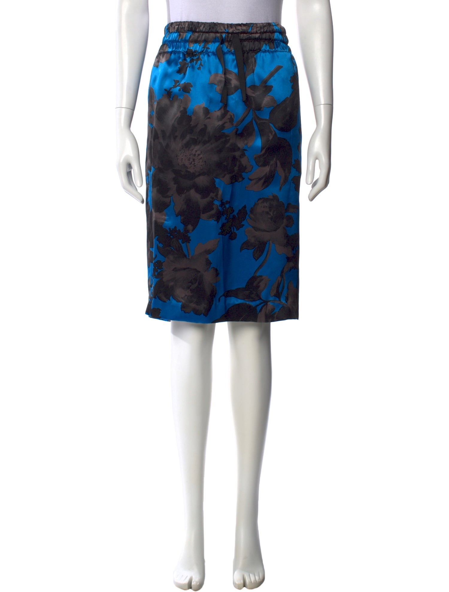 Dries Van Noten Floral Print Knee-Length Skirt
