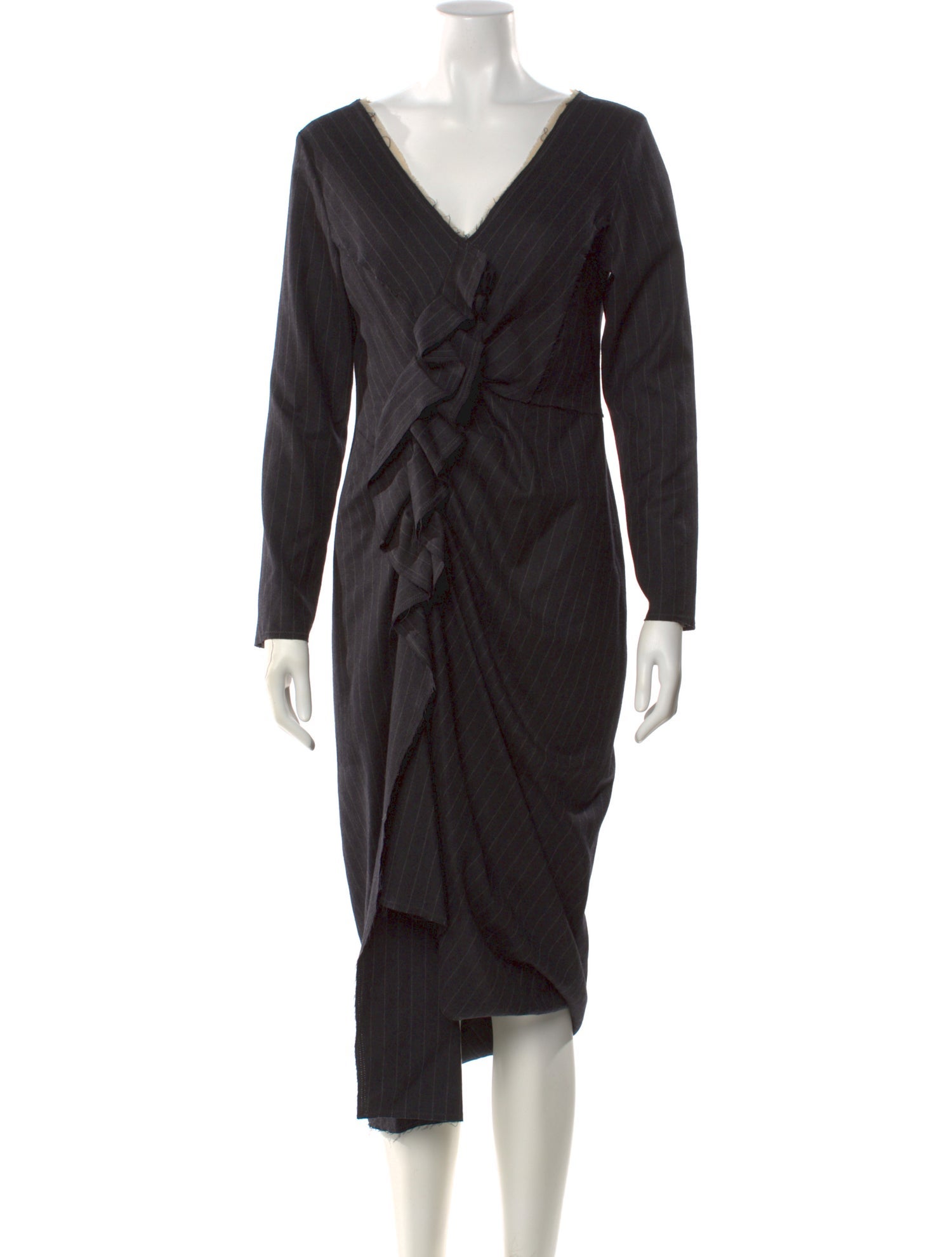 Dries Van Noten Wool Long Dress