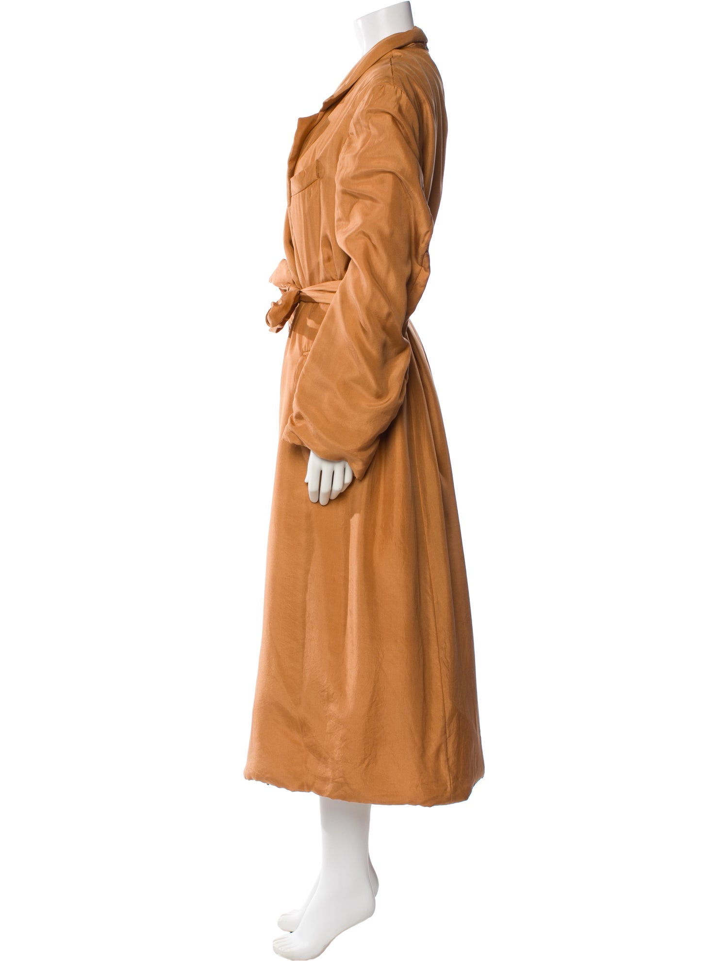 Dries Van Noten 2025 Silk Trench Coat