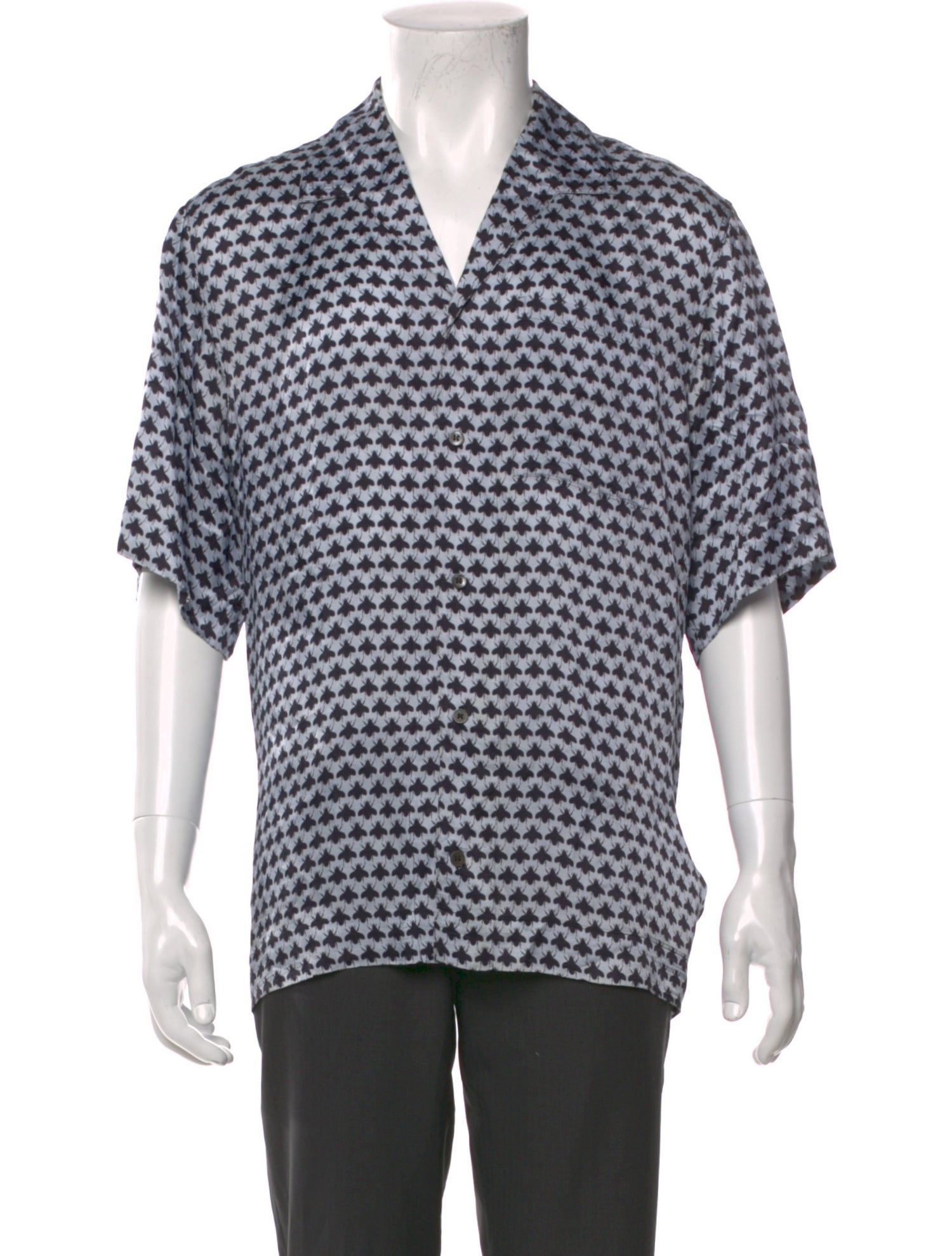 Dries Van Noten Printed Short Sleeve Shirt