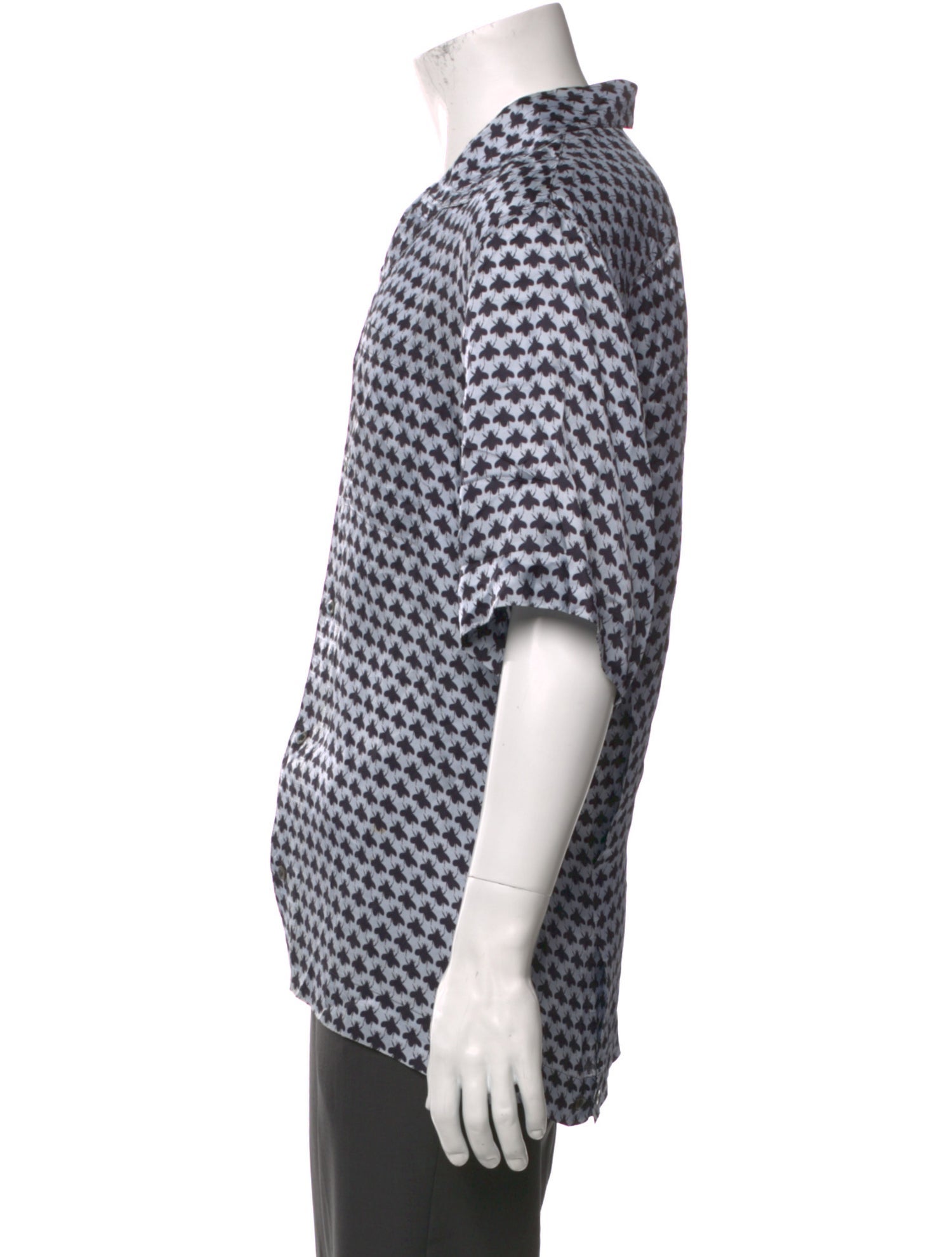 Dries Van Noten Printed Short Sleeve Shirt