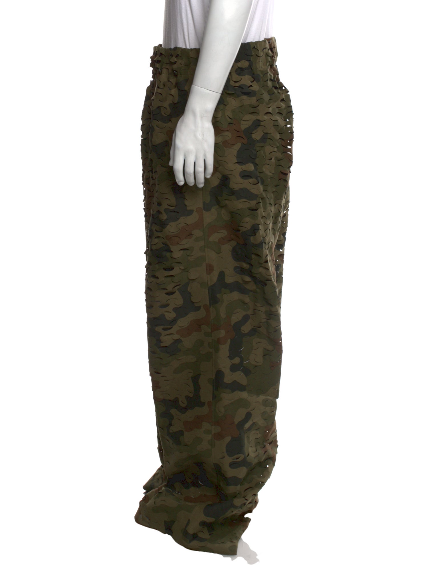 Dries Van Noten Camouflage Print Cargo Pants
