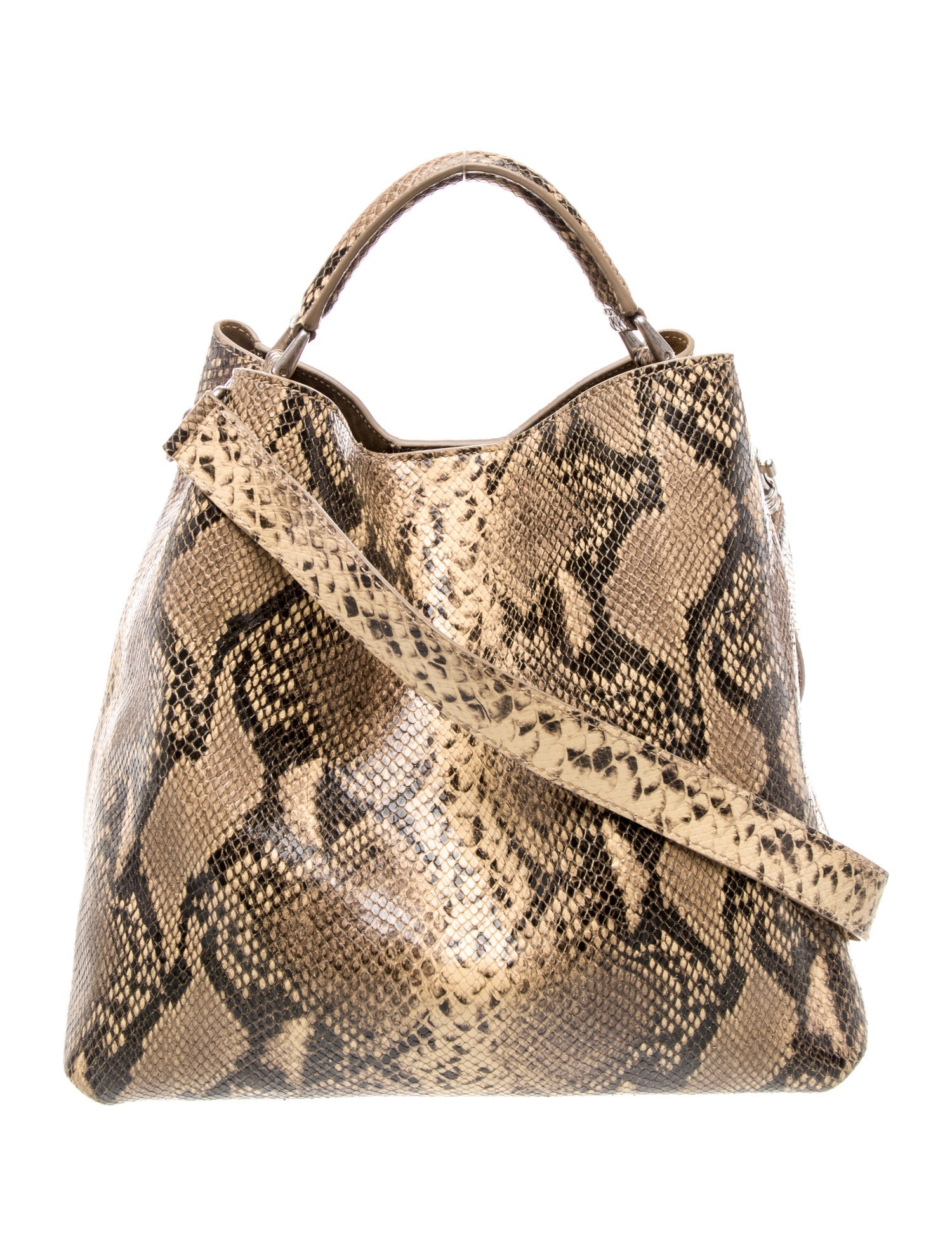 Dries Van Noten Python Hobo