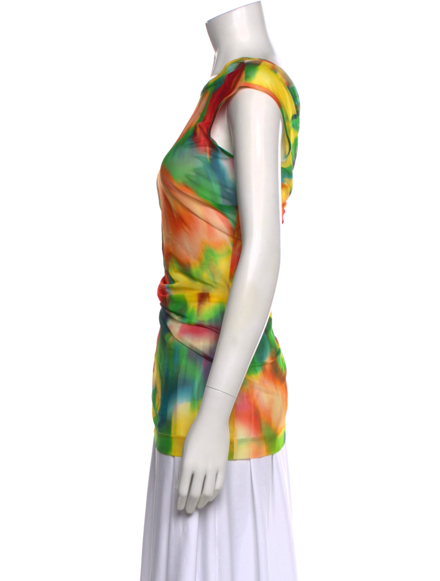 Dries Van Noten Floral Print Crew Neck Top