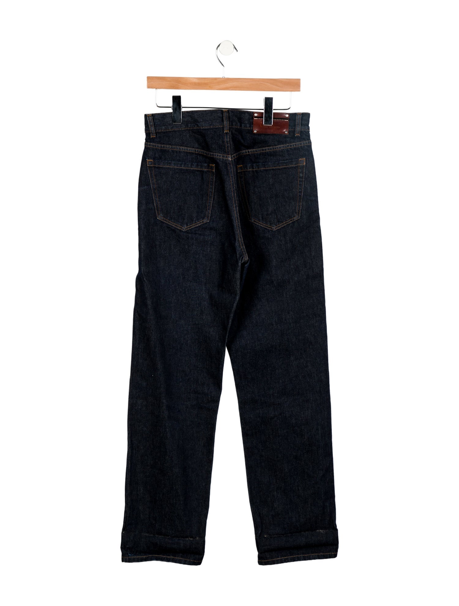 Dries Van Noten Mid-Rise Straight Leg Jeans