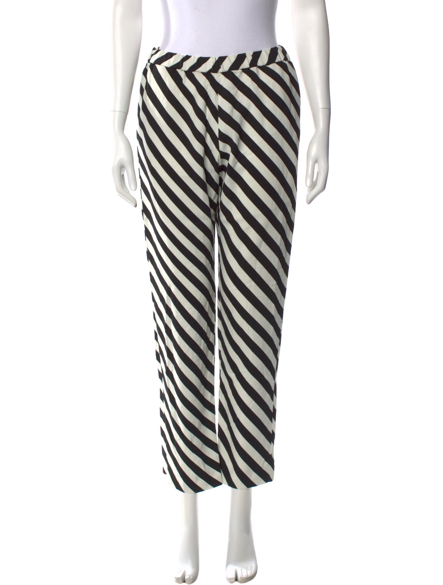 Dries Van Noten Striped Straight Leg Pants