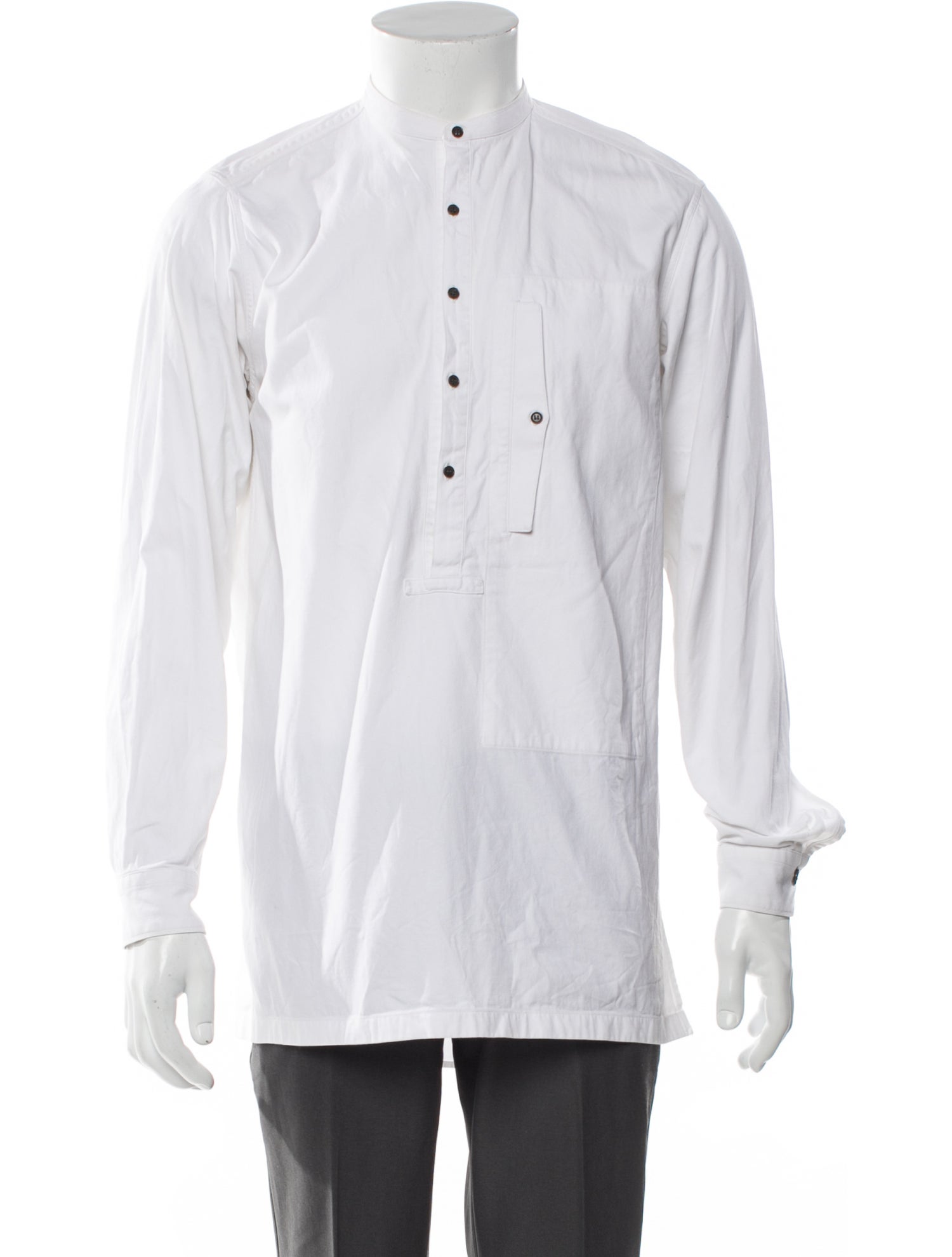 Dries Van Noten Long Sleeve Tuxedo Shirt