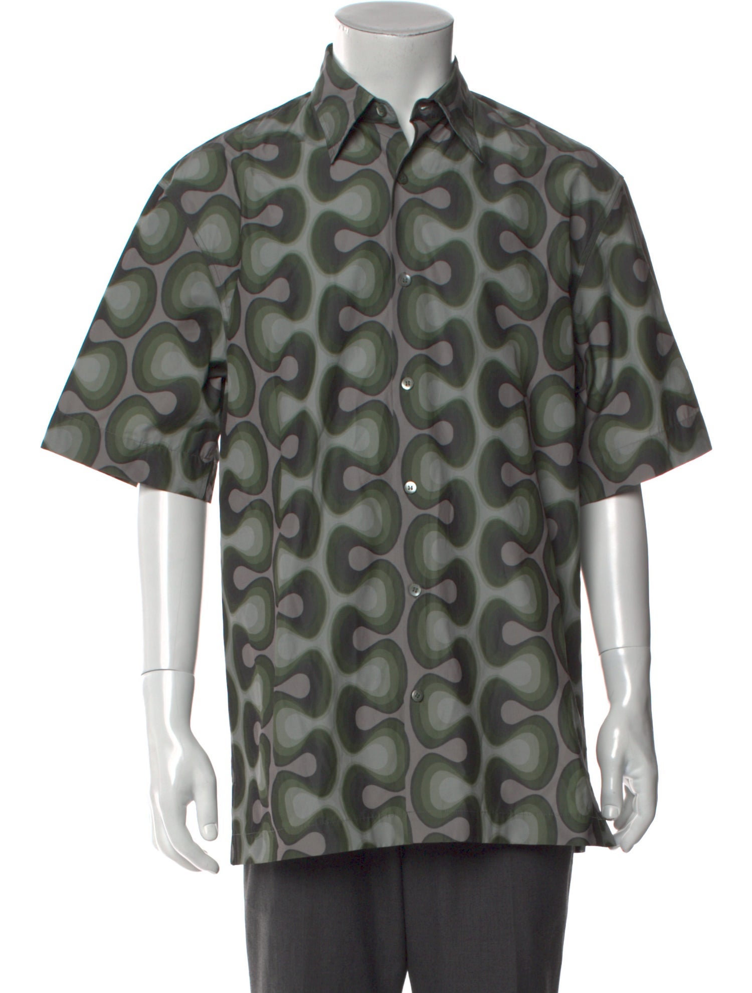 Dries Van Noten Printed Short Sleeve Shirt w/ Tags