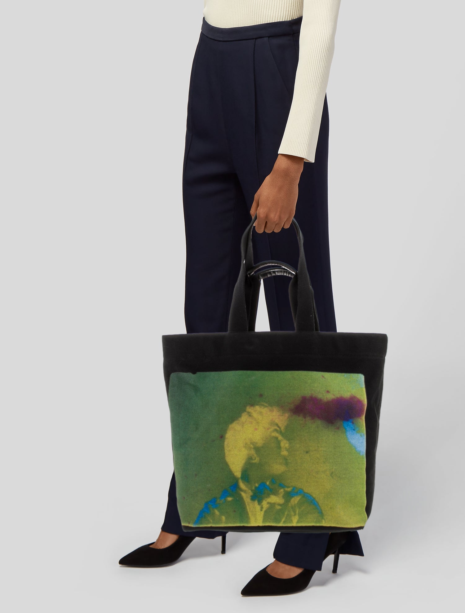 Dries Van Noten Canvas Backpack - Green Totes, Handbags