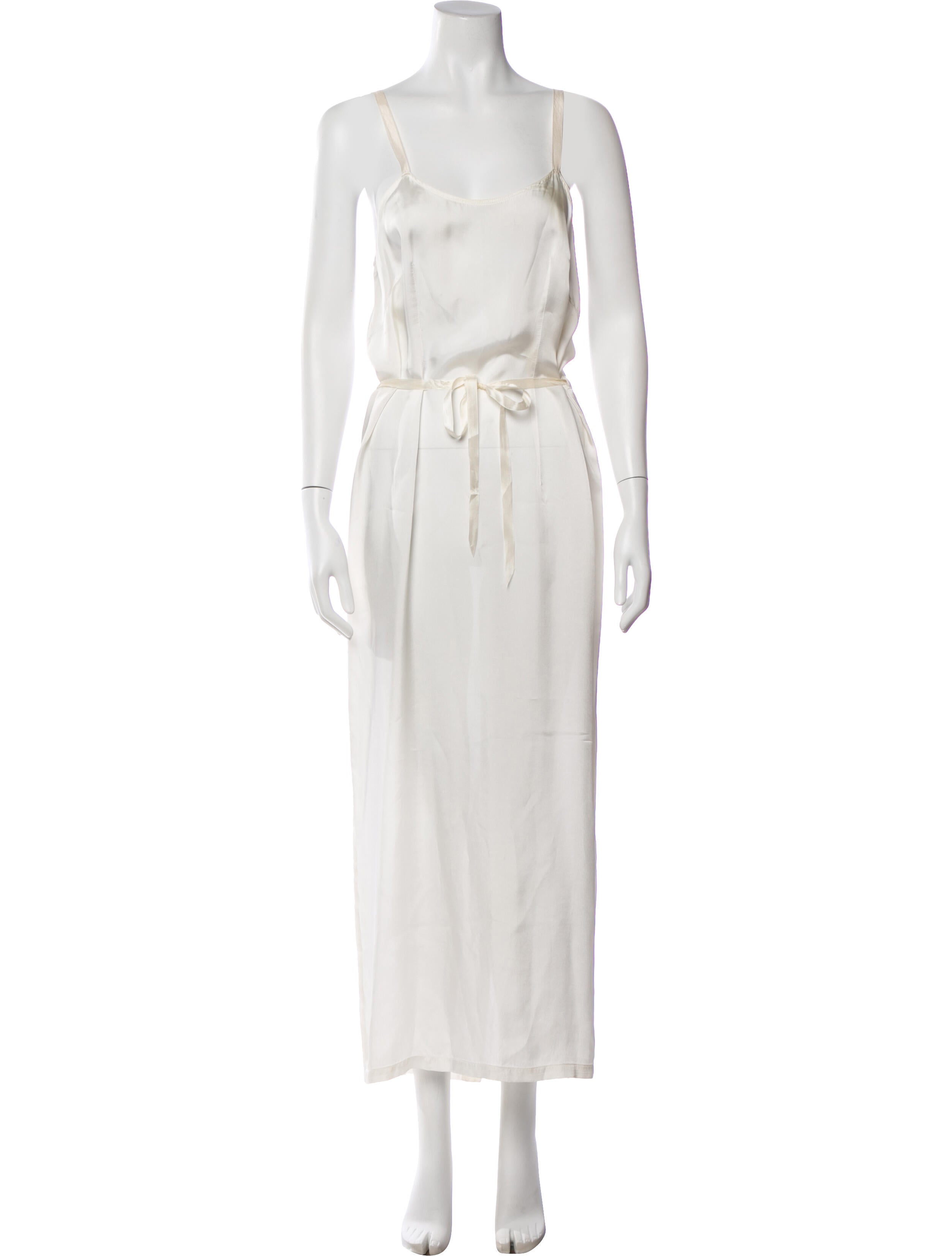 Dries Van Noten Square Neckline Long Dress