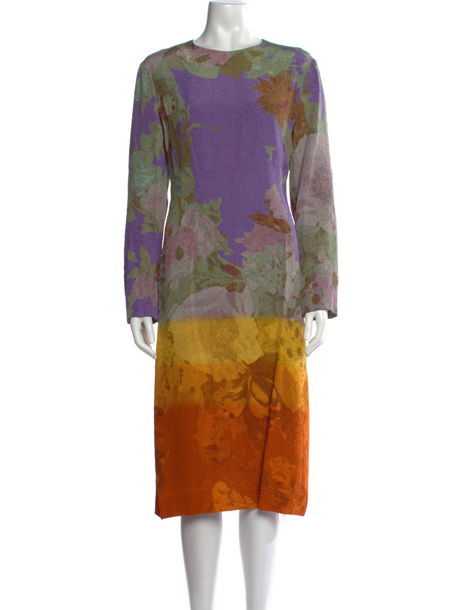 Dries Van Noten Printed Midi Length Dress