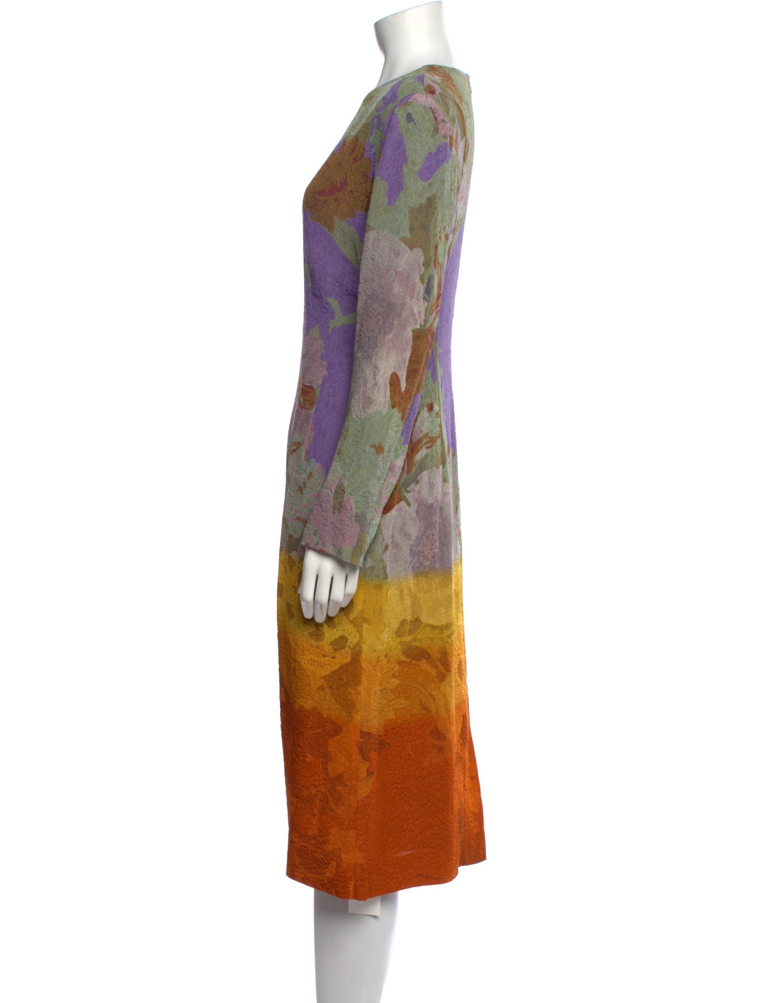 Dries Van Noten Printed Midi Length Dress
