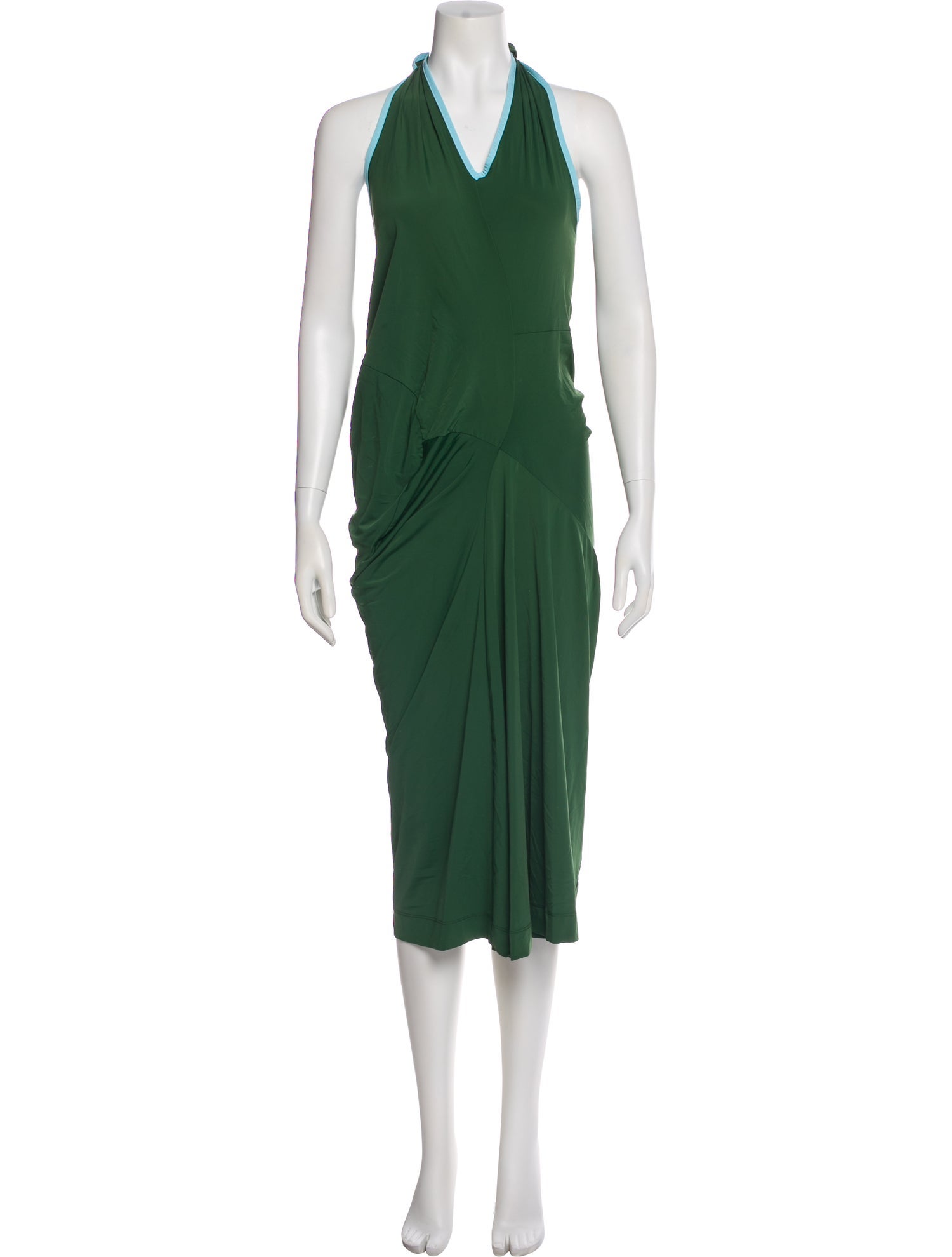 Dries Van Noten Halterneck Midi Length Dress