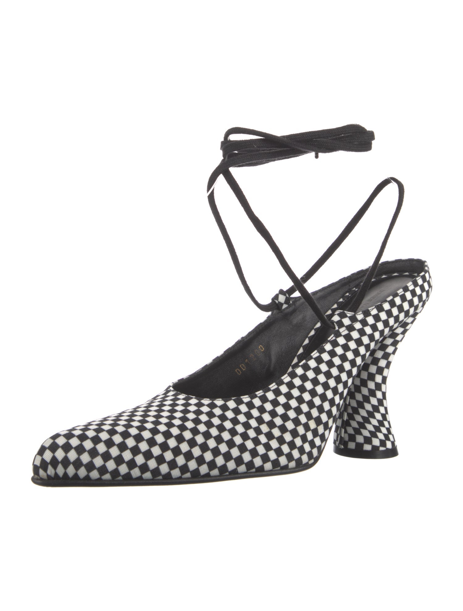 Dries Van Noten Plaid Print Pumps