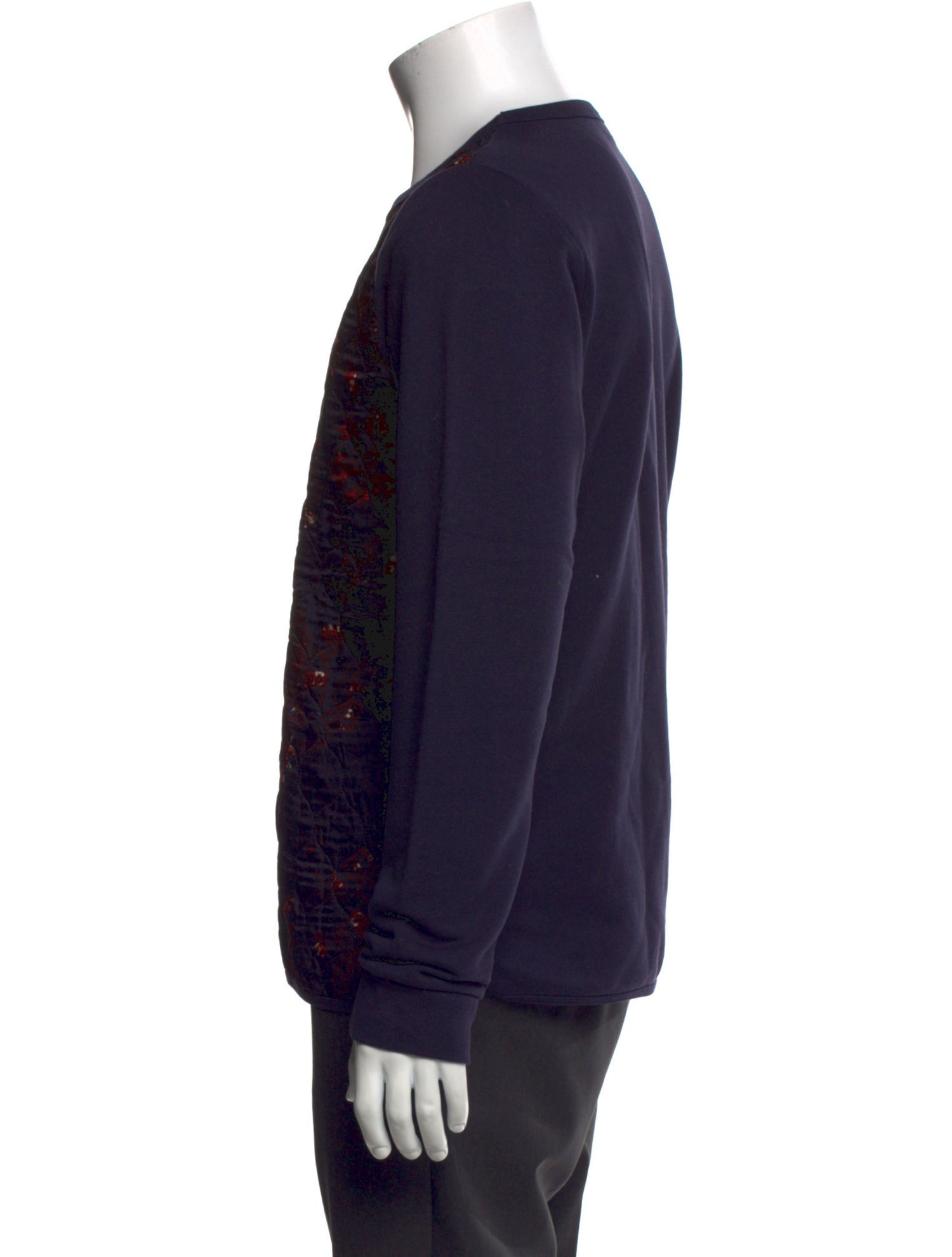 Dries Van Noten Printed Crew Neck Pullover