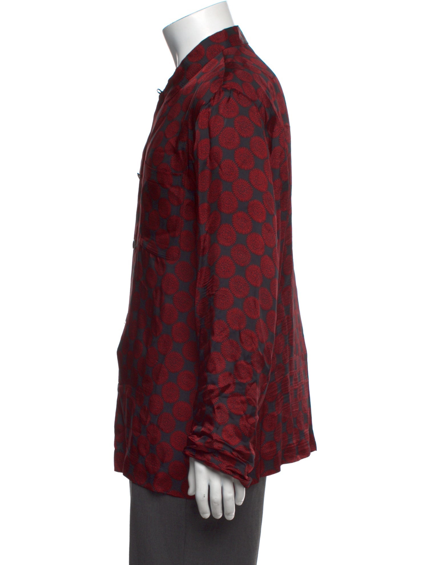 Dries Van Noten Printed Long Sleeve Shirt