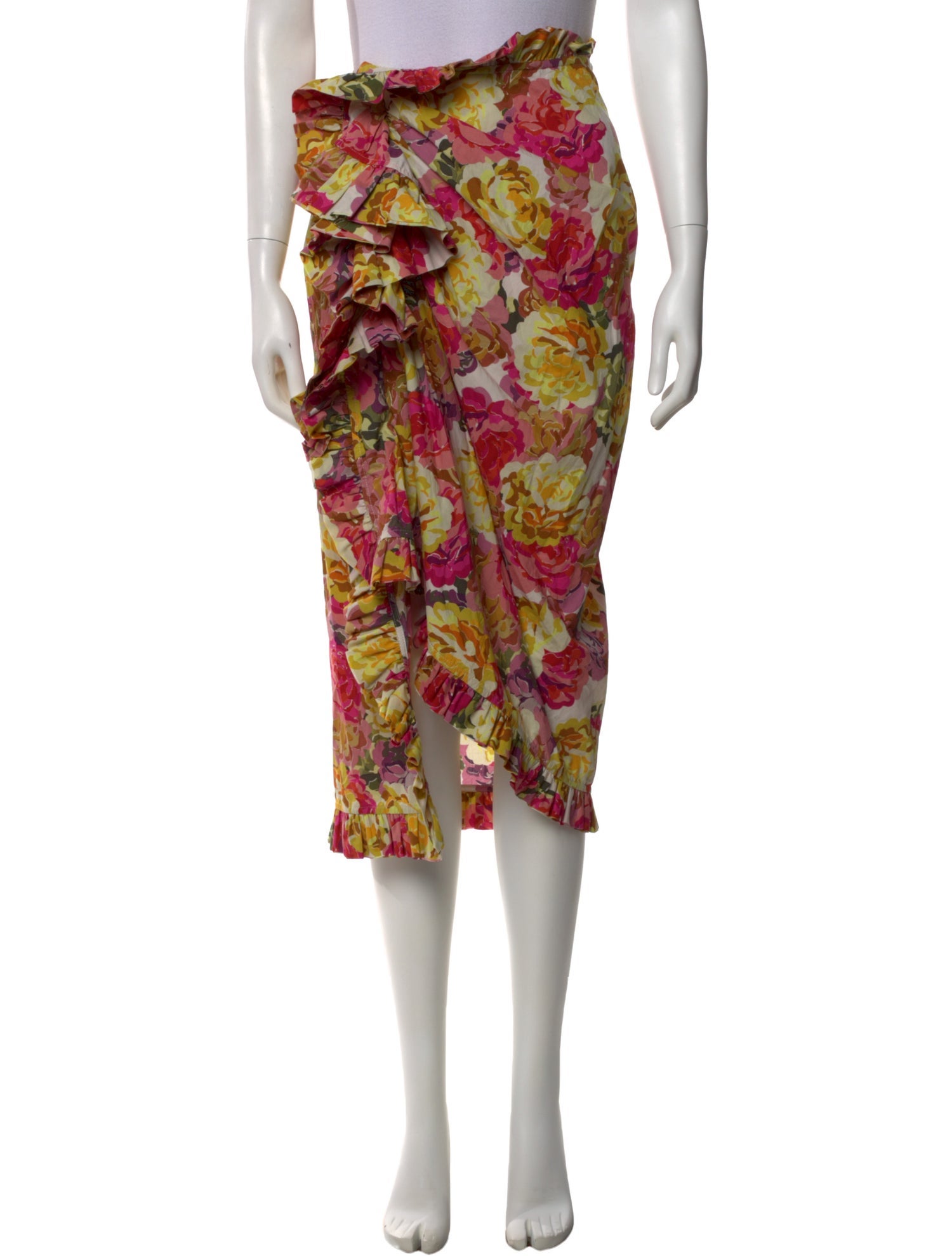 Dries Van Noten Floral Print Midi Length Skirt w/ Tags