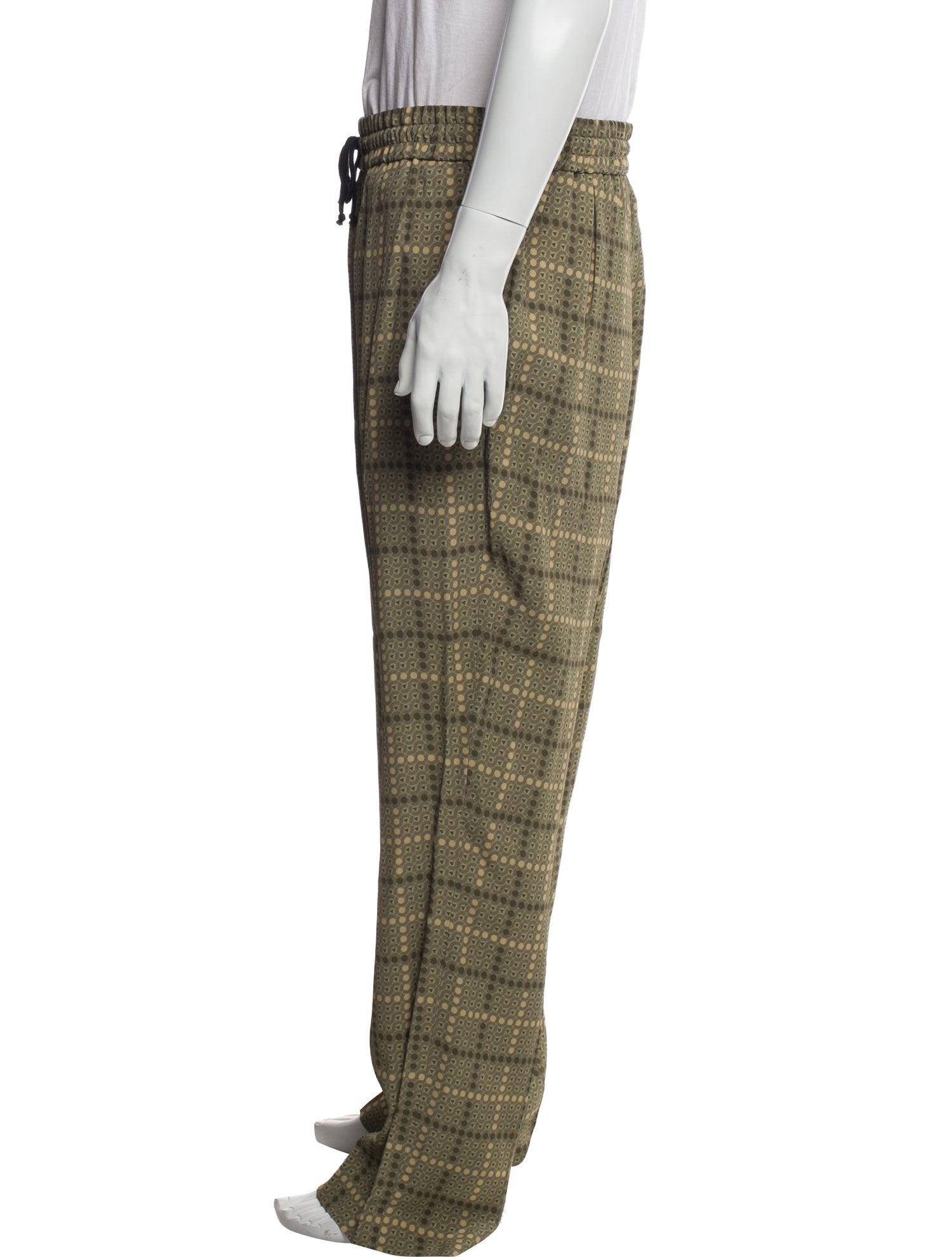 Dries Van Noten Plaid Print Pants