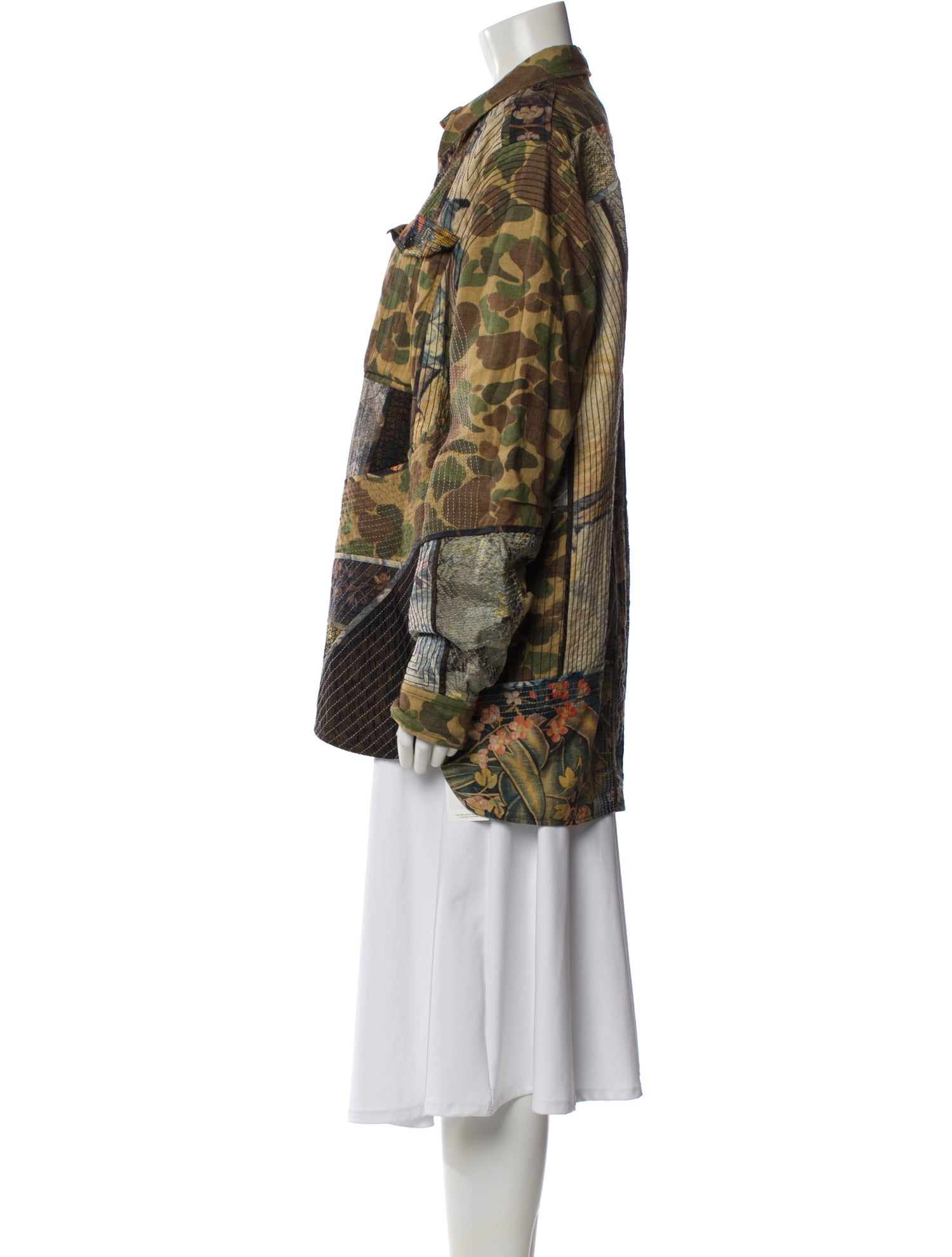 Dries Van Noten Linen Printed Jacket