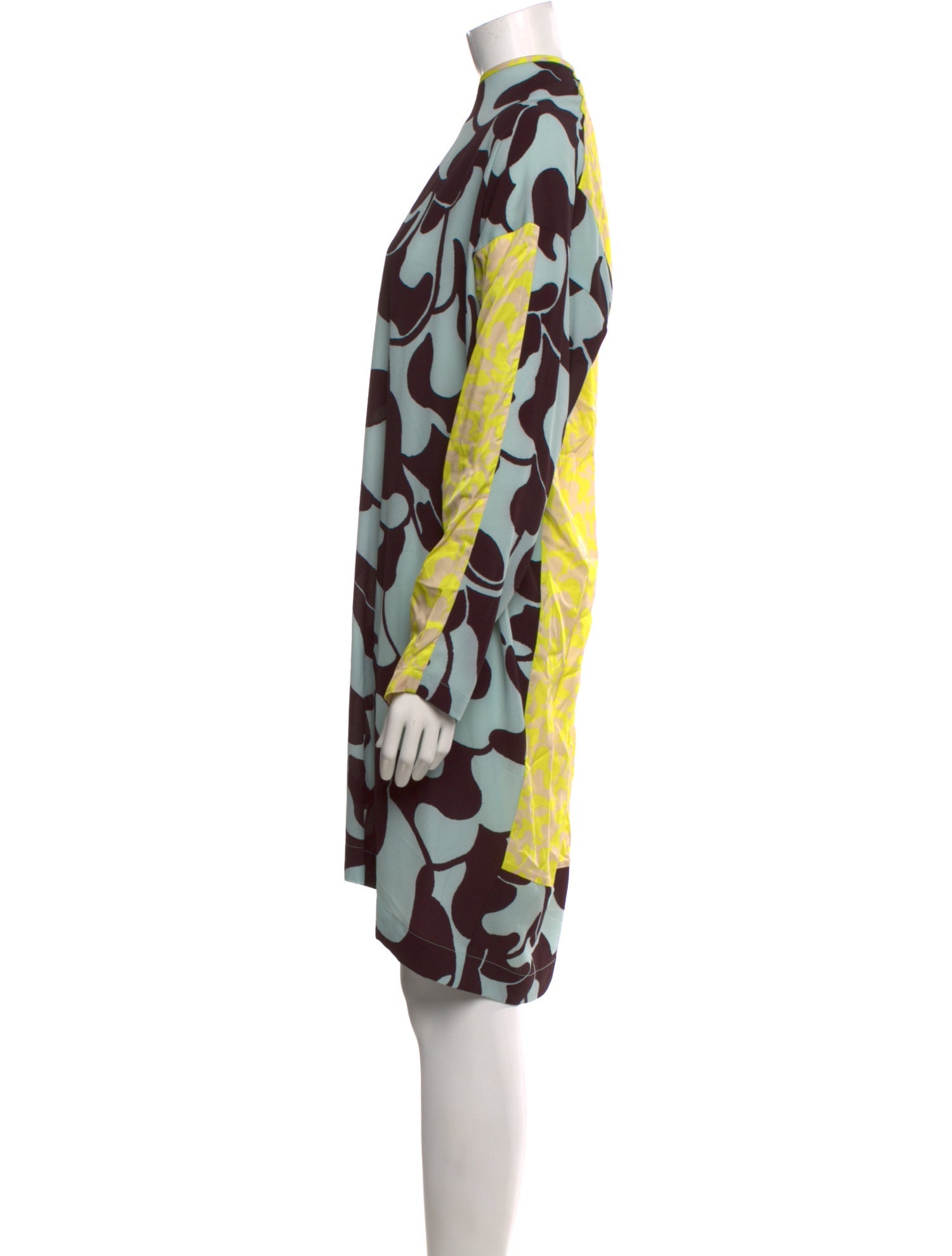 Dries Van Noten Printed Knee-Length Dress